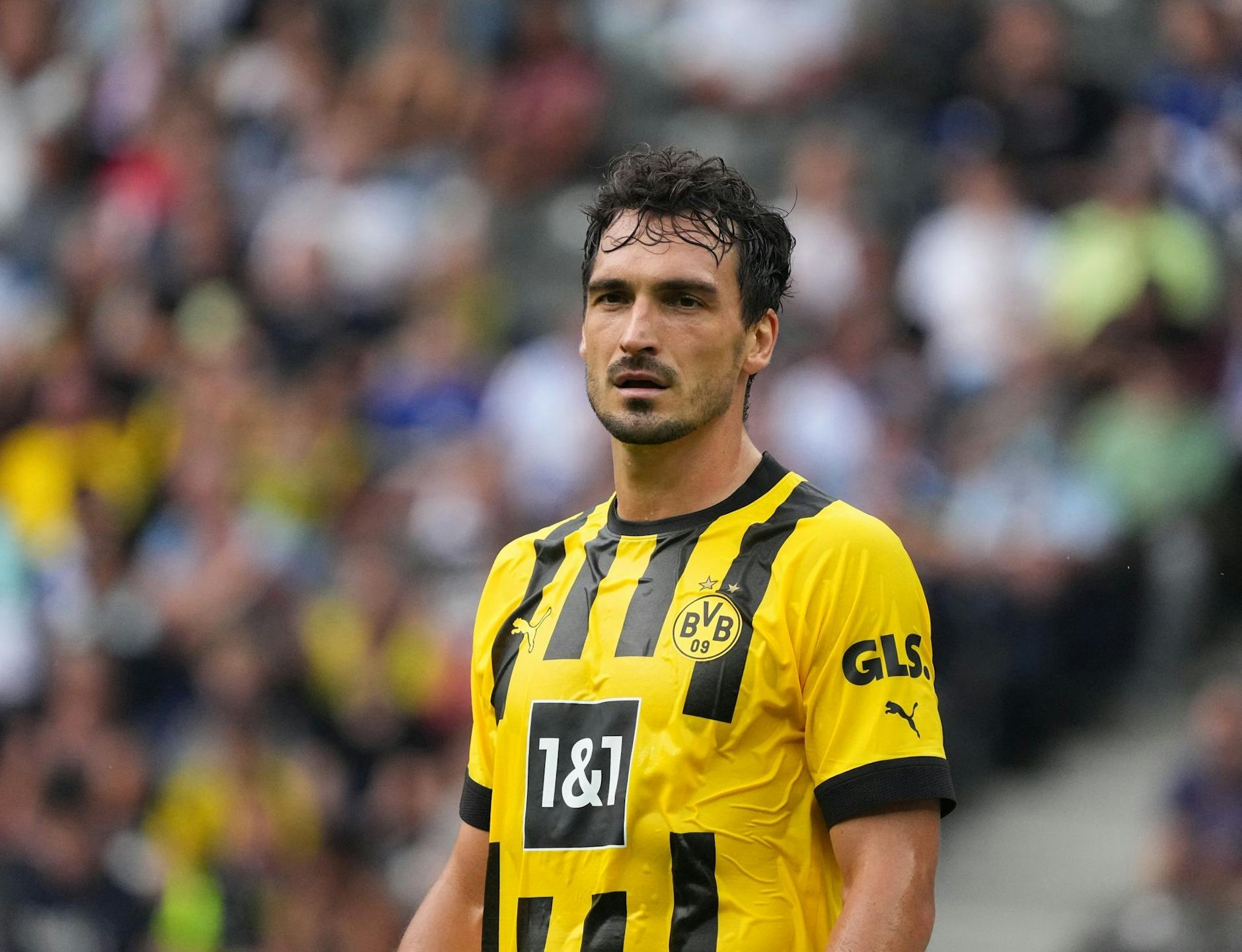 Dortmunds Mats Hummels zeigt sich frustriert nach der Partie gegen FC Sevilla.