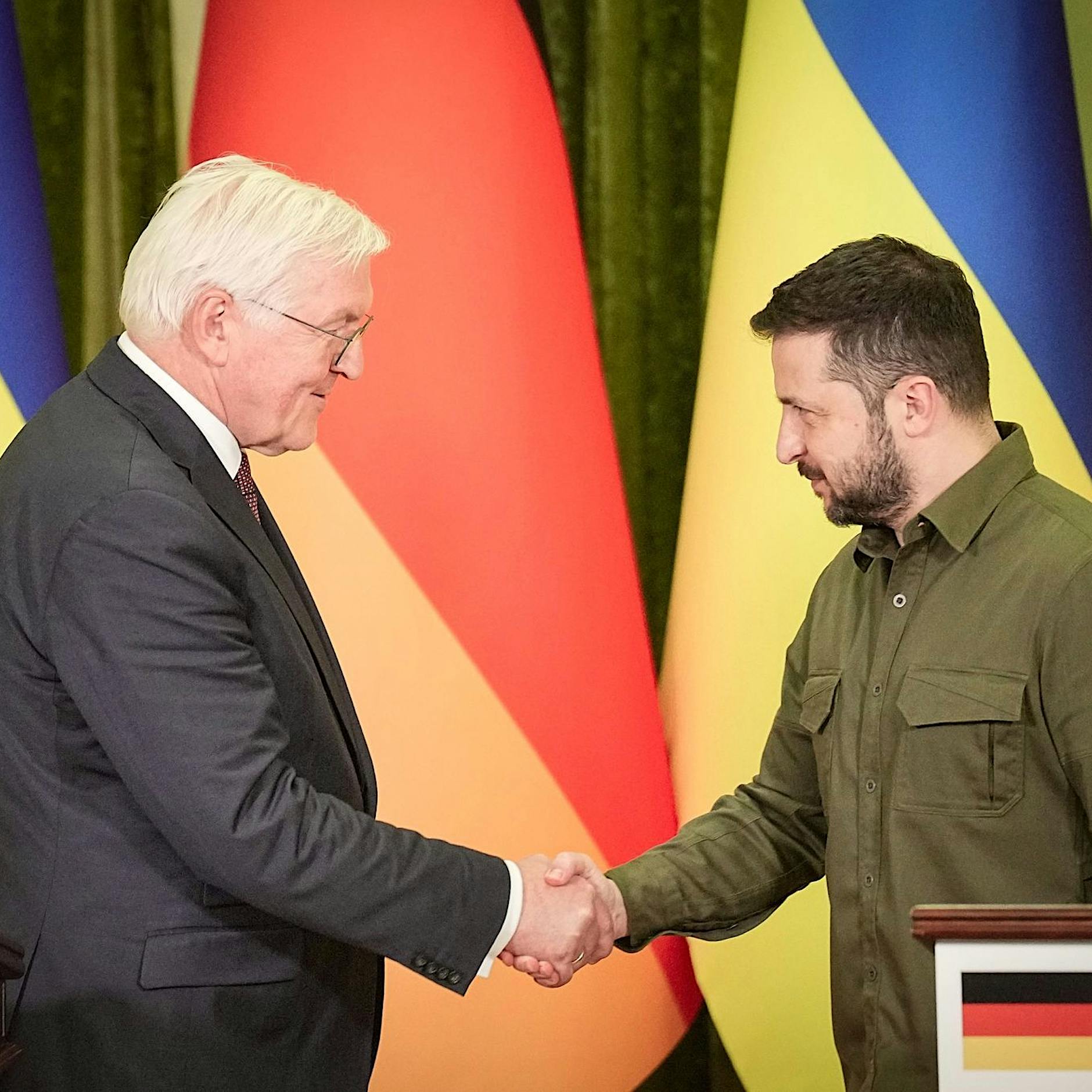 Steinmeier in der Ukraine: „Könnt Euch auf uns verlassen“