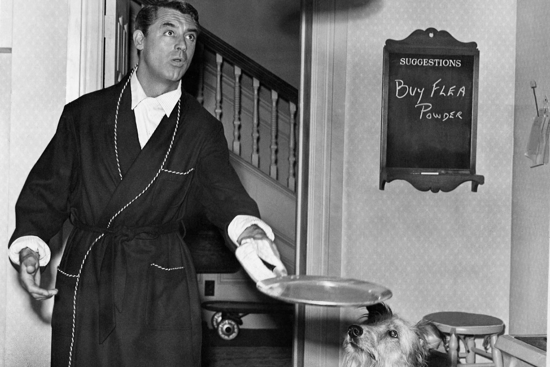 Kein Problem: Cary Grant wendet einen Pfannkuchen im Handumdrehen. Und das können Sie auch, liebe Leser!