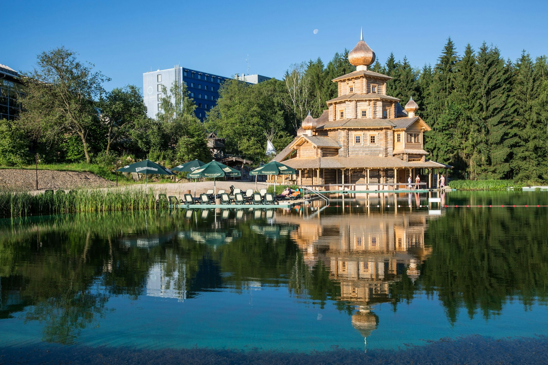Benannt nach einem russischen Adelsstand: Im „Bojarenhaus“ lässt sich vortrefflich schwitzen.