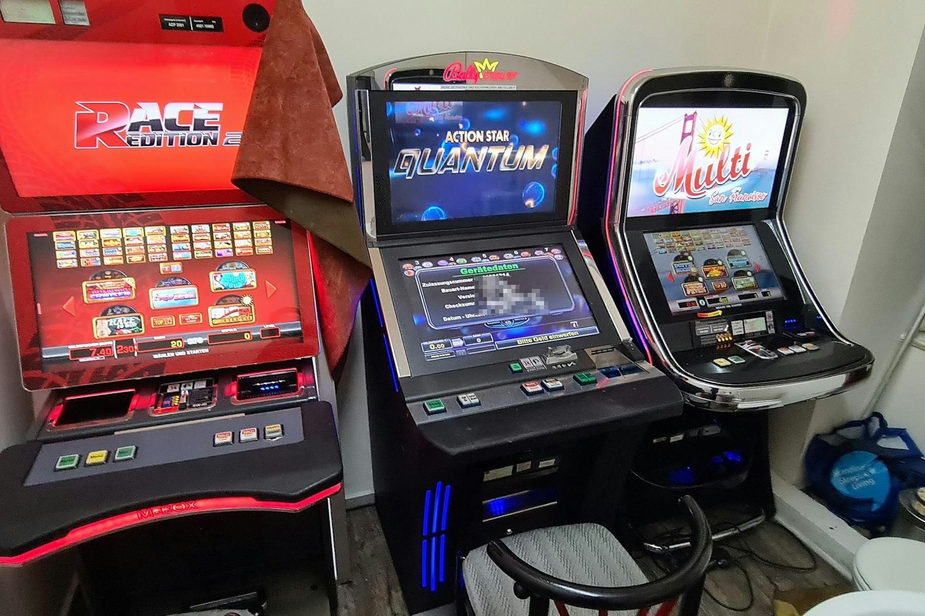 Immer wieder gegen Polizei und Ordnungsämter gegen illegales Glücksspiel vor.