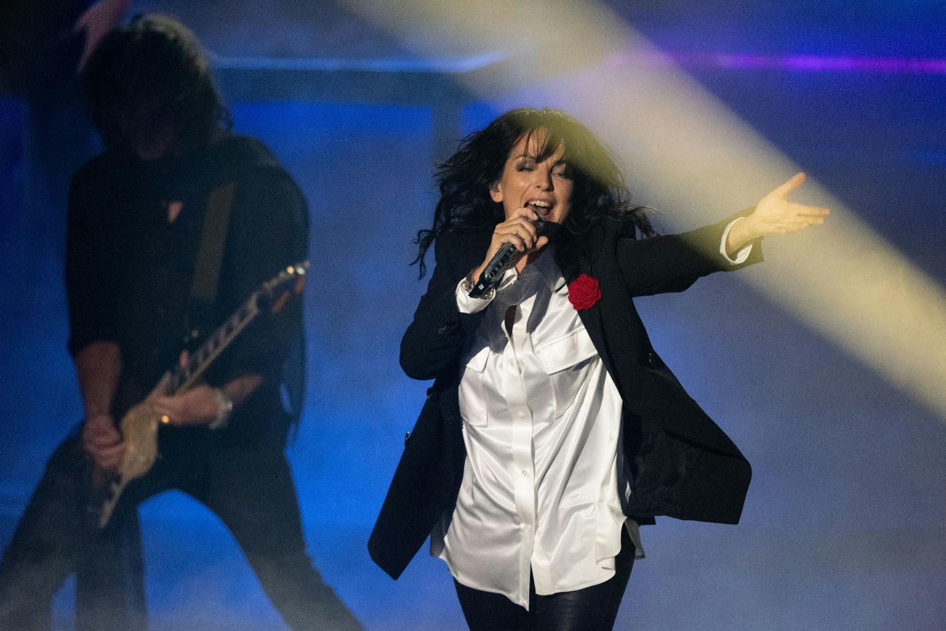 Auch Nena war zu Gast bei Silbereisen und der MDR-Sendung „Das große Schlagerjubiläum“.