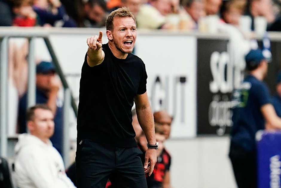 Bayern-Trainer Julian Nagelsmann wurde von einigen Hoffenheim-Fans ausgepfiffen.  