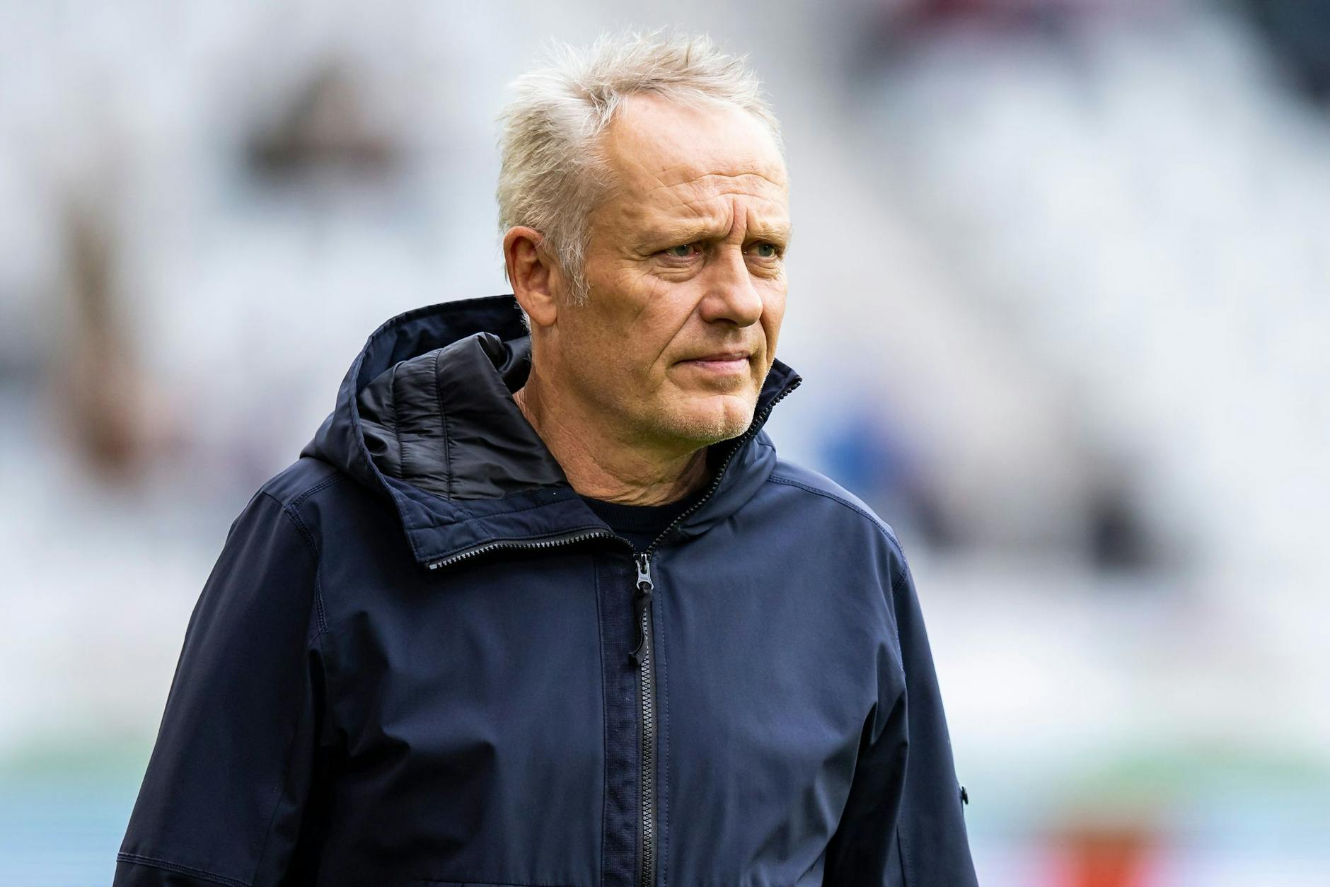 Freiburgs Trainer Christian Streich ist positiv auf das Coronavirus getestet worden. - Nutzung nur nach schriftlicher Vereinbarung mit der dpa