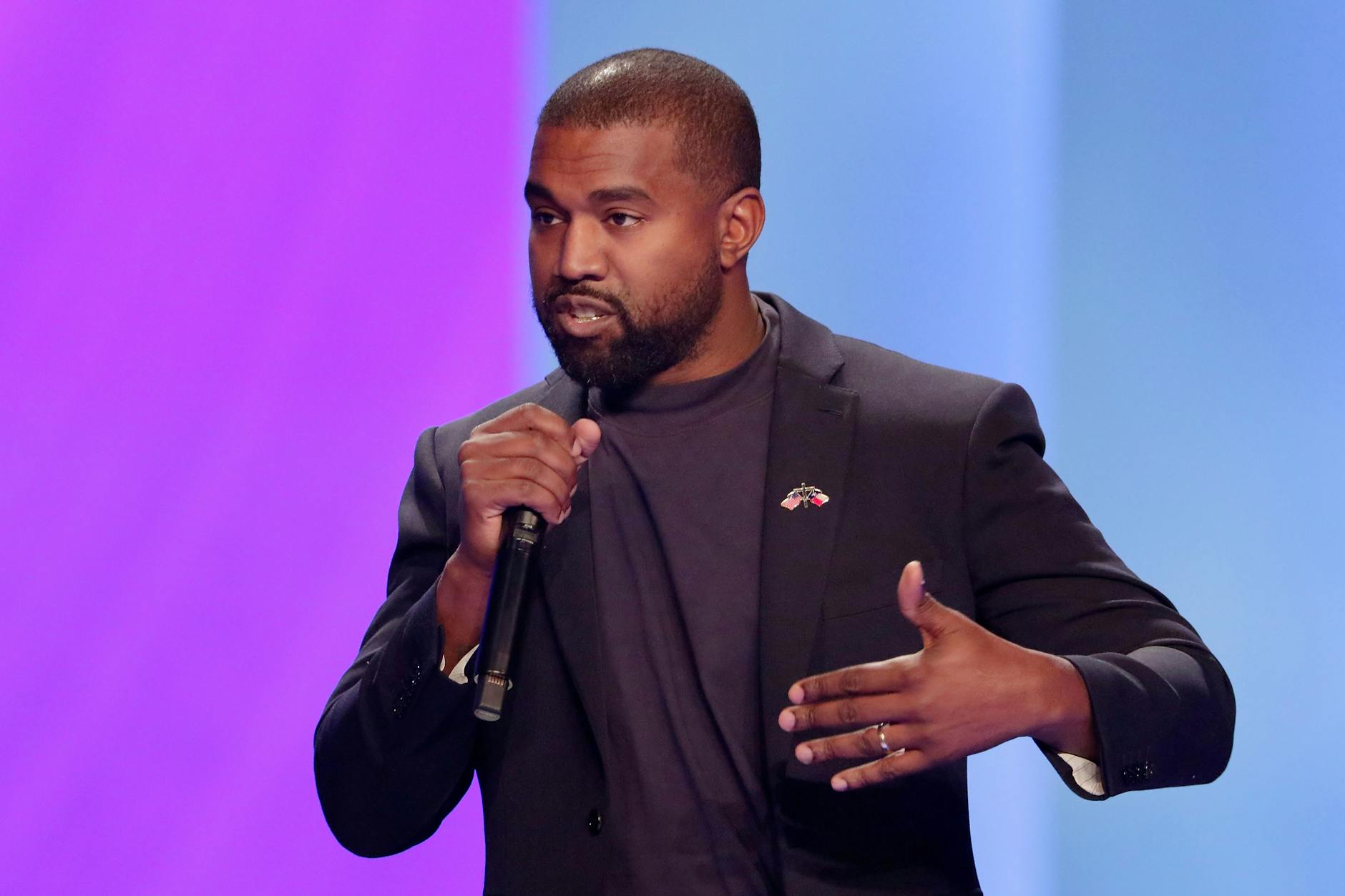 Der US-Rapper Kanye West