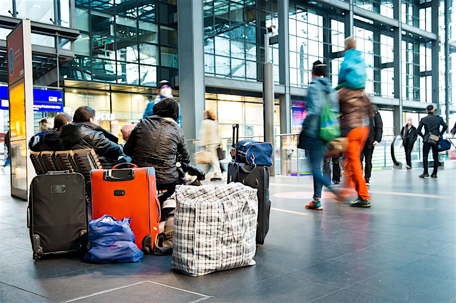 Viele Flüchtlinge aus der Ukraine kommen über Polen erst einmal in Berlin an.&nbsp;