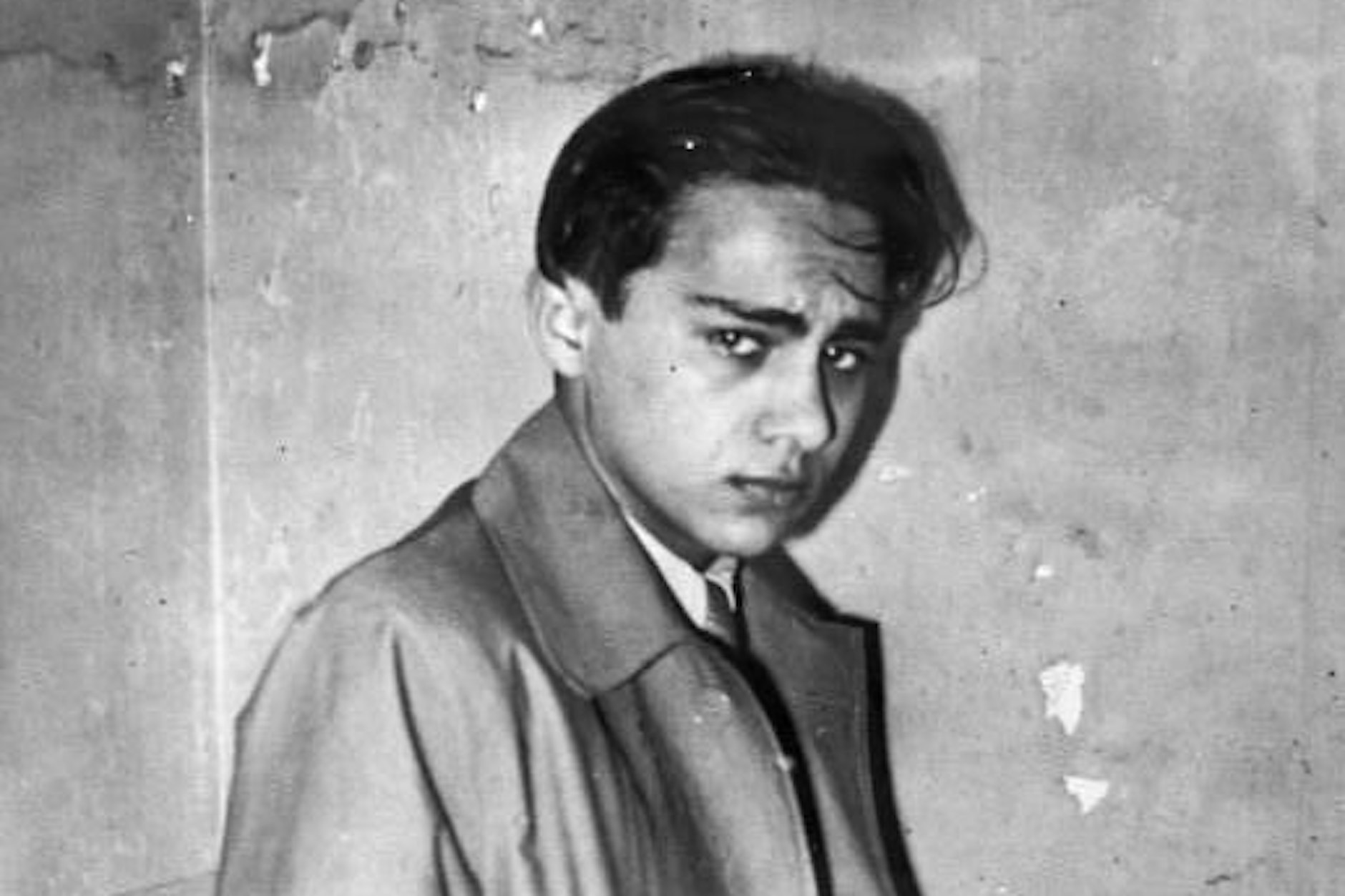 Archivfoto, 8.11.1938: Herschel Grynszpan am Tag nach seiner Verhaftung.