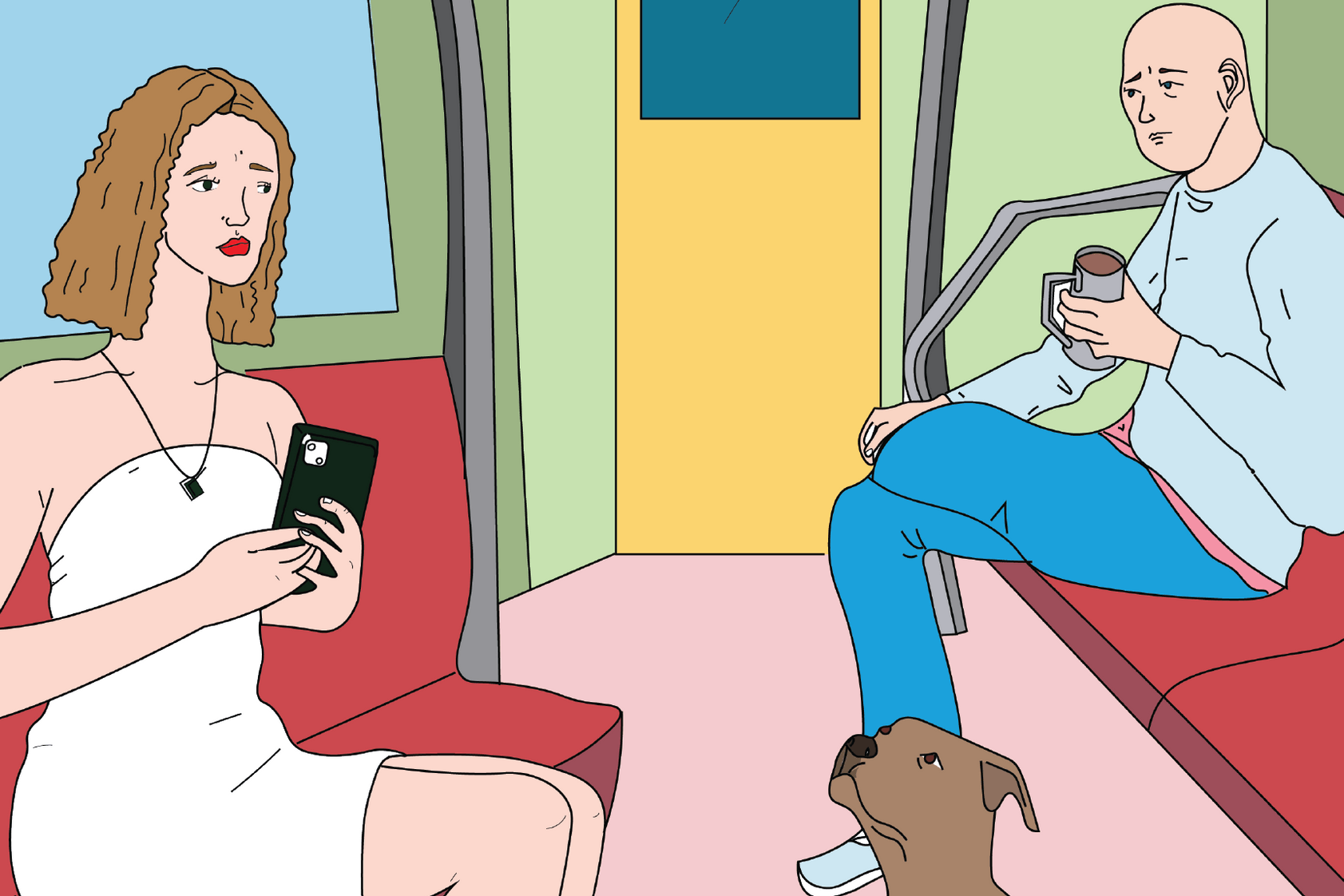 Die Autorin saß wie ein Missverständnis im Abteil und ertrug genervt die taxierenden Blicke der anderen Fahrgäste.