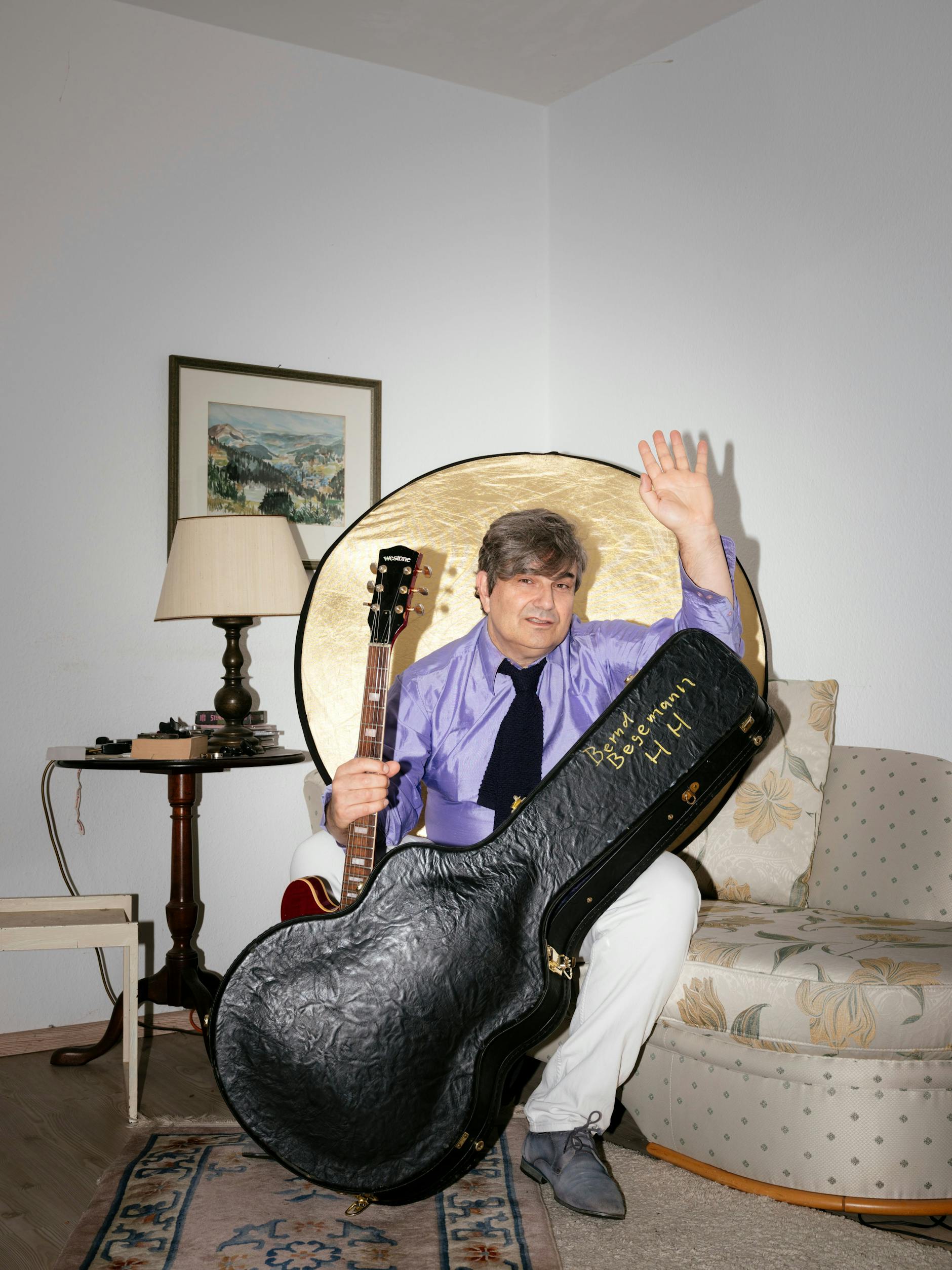 Manchmal wohl doch Couch-Potato: Bernd Begemann