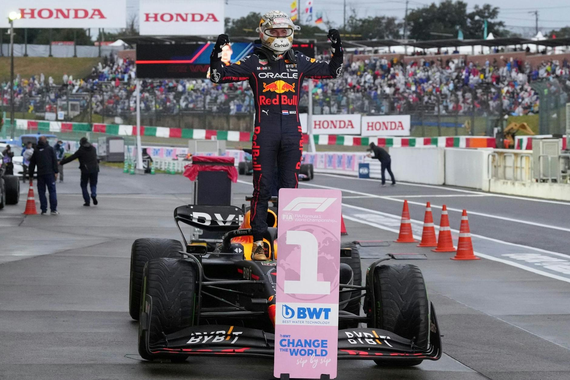 Max Verstappen holte sich zum zweiten Mal den WM-Titel.