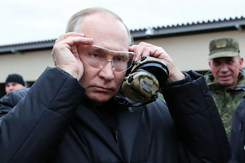 Wladimir Putin in der Region Rjasan