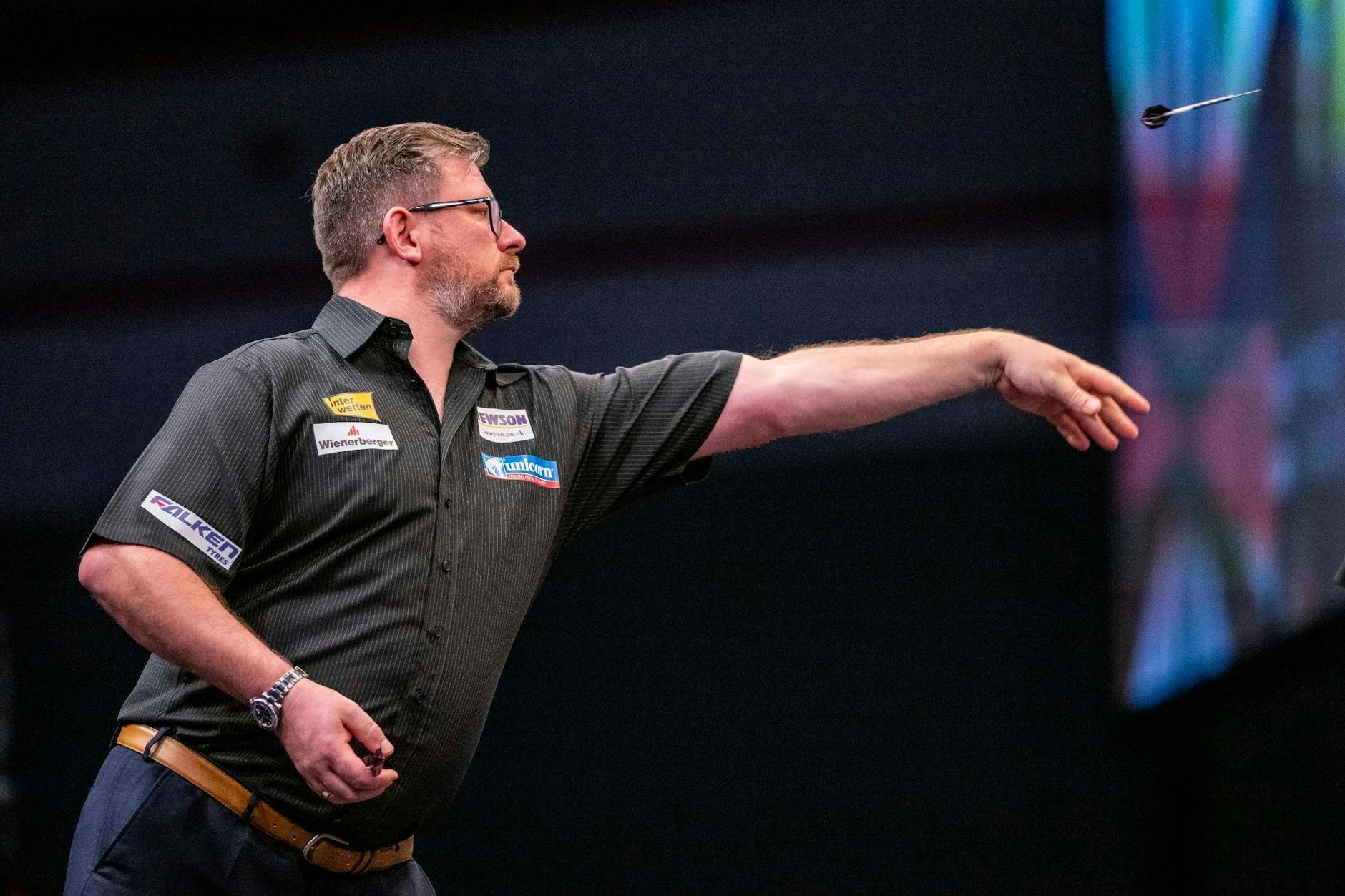 James Wade ist bei der Darts-EM aus dem Rennen.