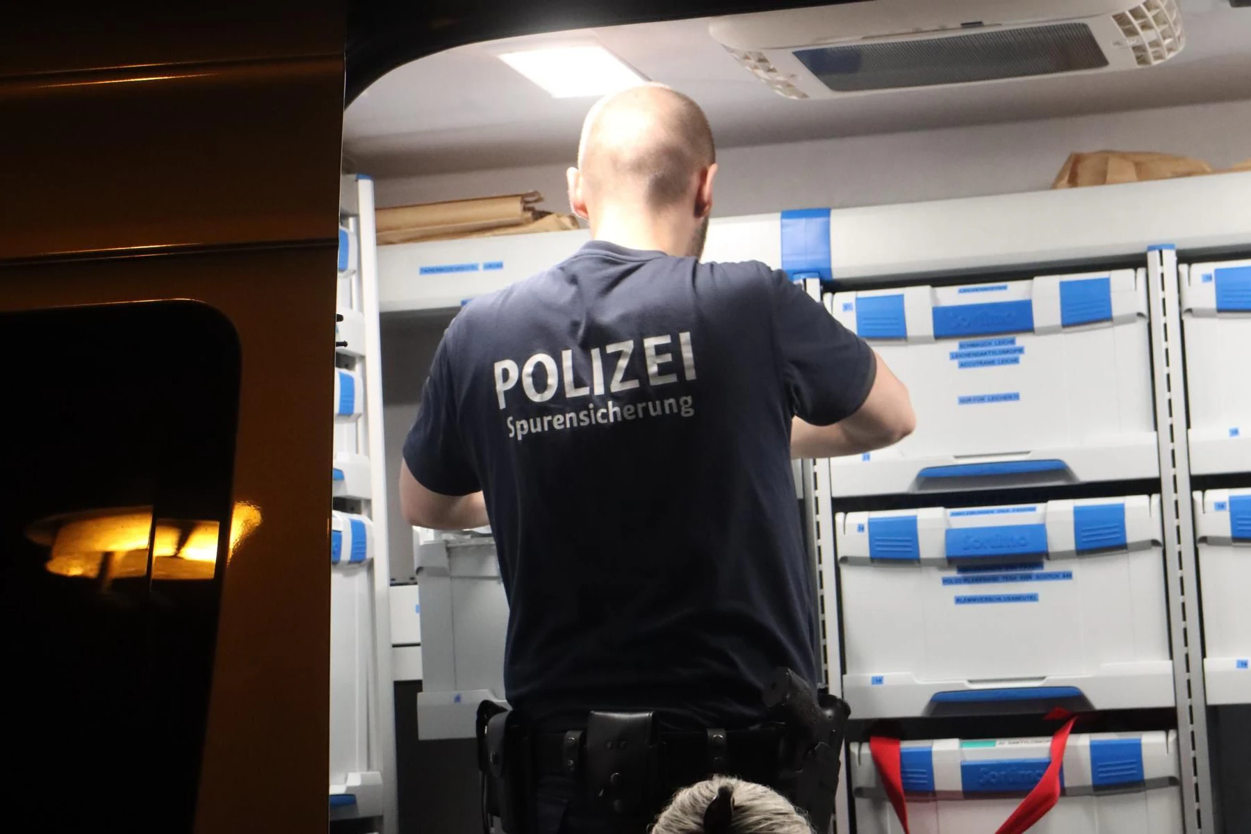 Spurensicherung der Berliner Polizei.