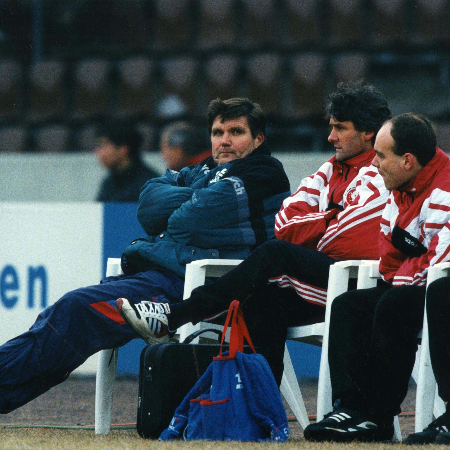 Hans Meyer als Trainer in den Niederlanden bei Twente Enschede. 