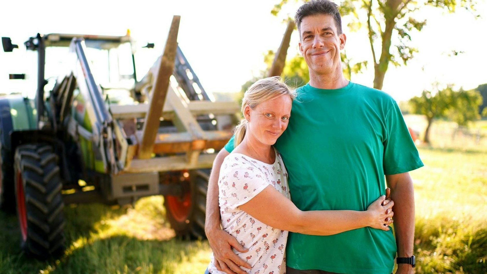 Ammenkuhhalter Jörg aus Hessen und Patricia sind dank „Bauer sucht Frau“ ein Paar.