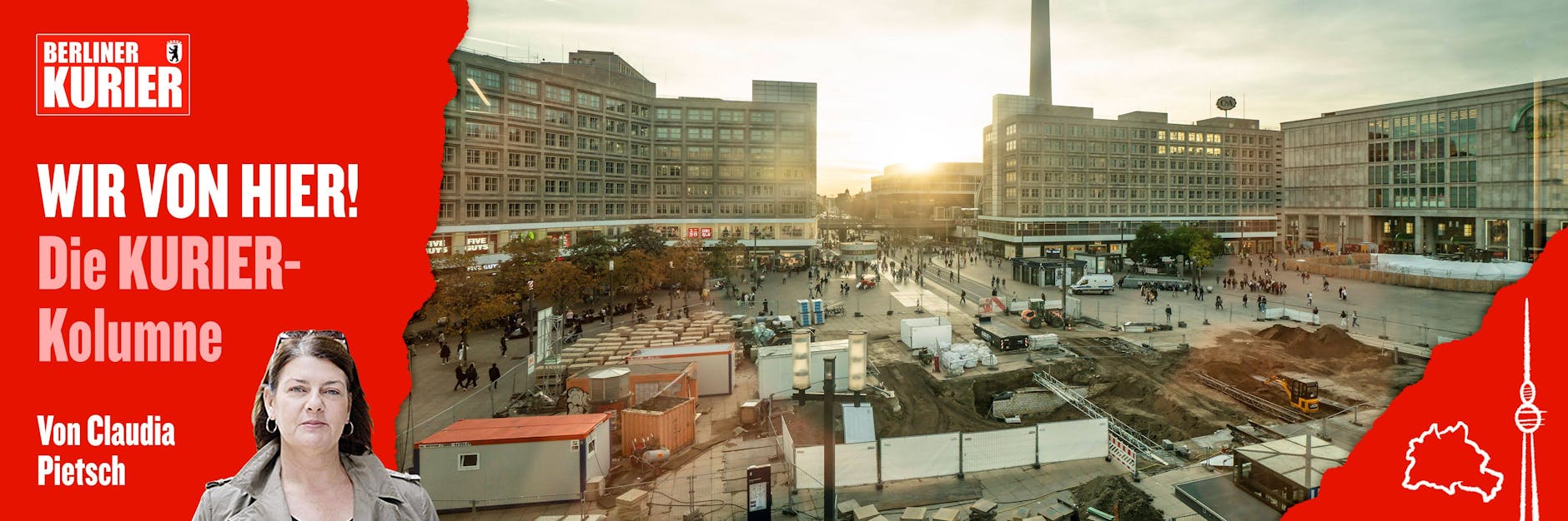 Blick auf den Berliner Alexanderplatz im Oktober 2022. 