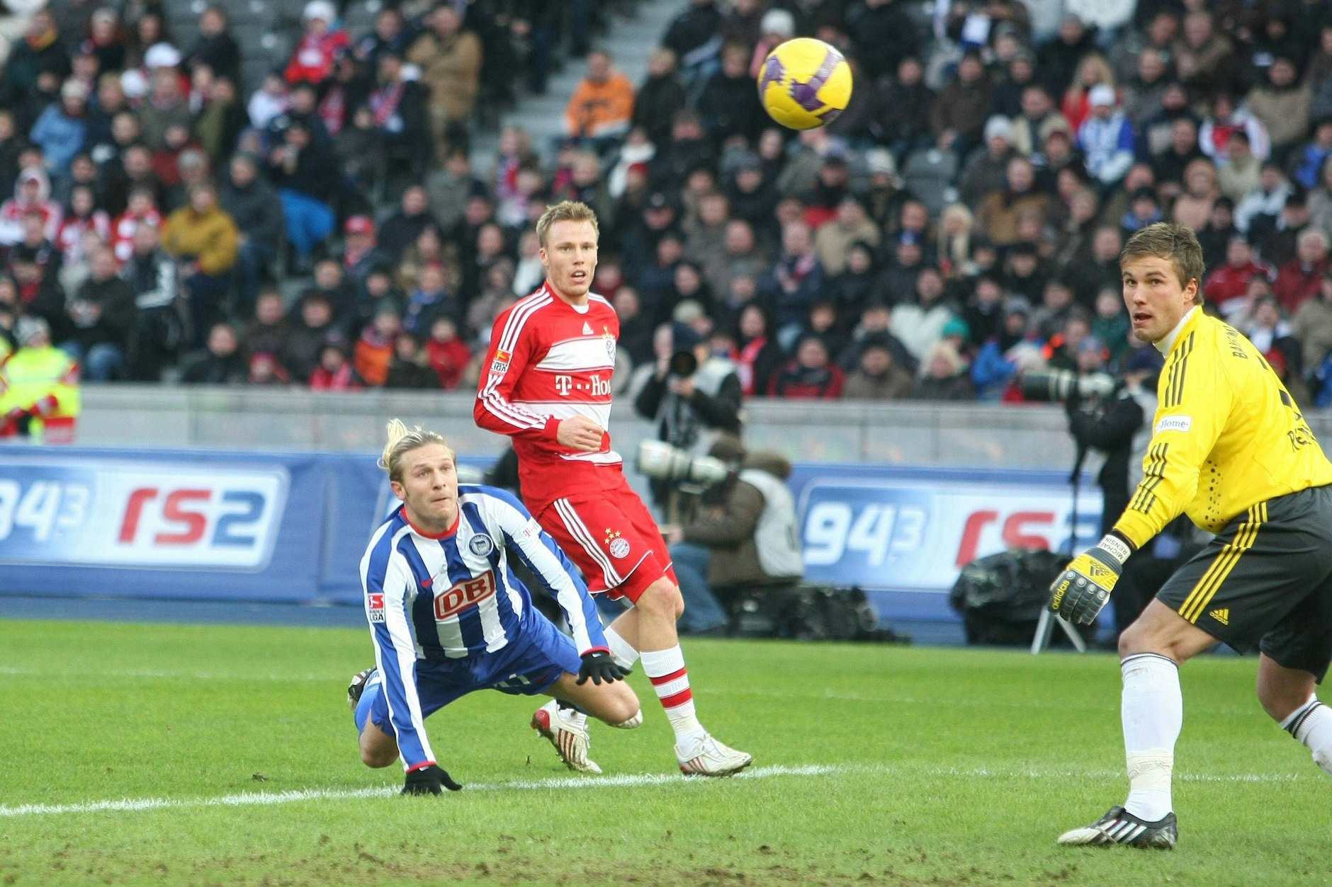 Andrij Woronin erzielte 2009 beim 2:1-Sieg gegen den FC Bayern beide Tore für Hertha BSC.