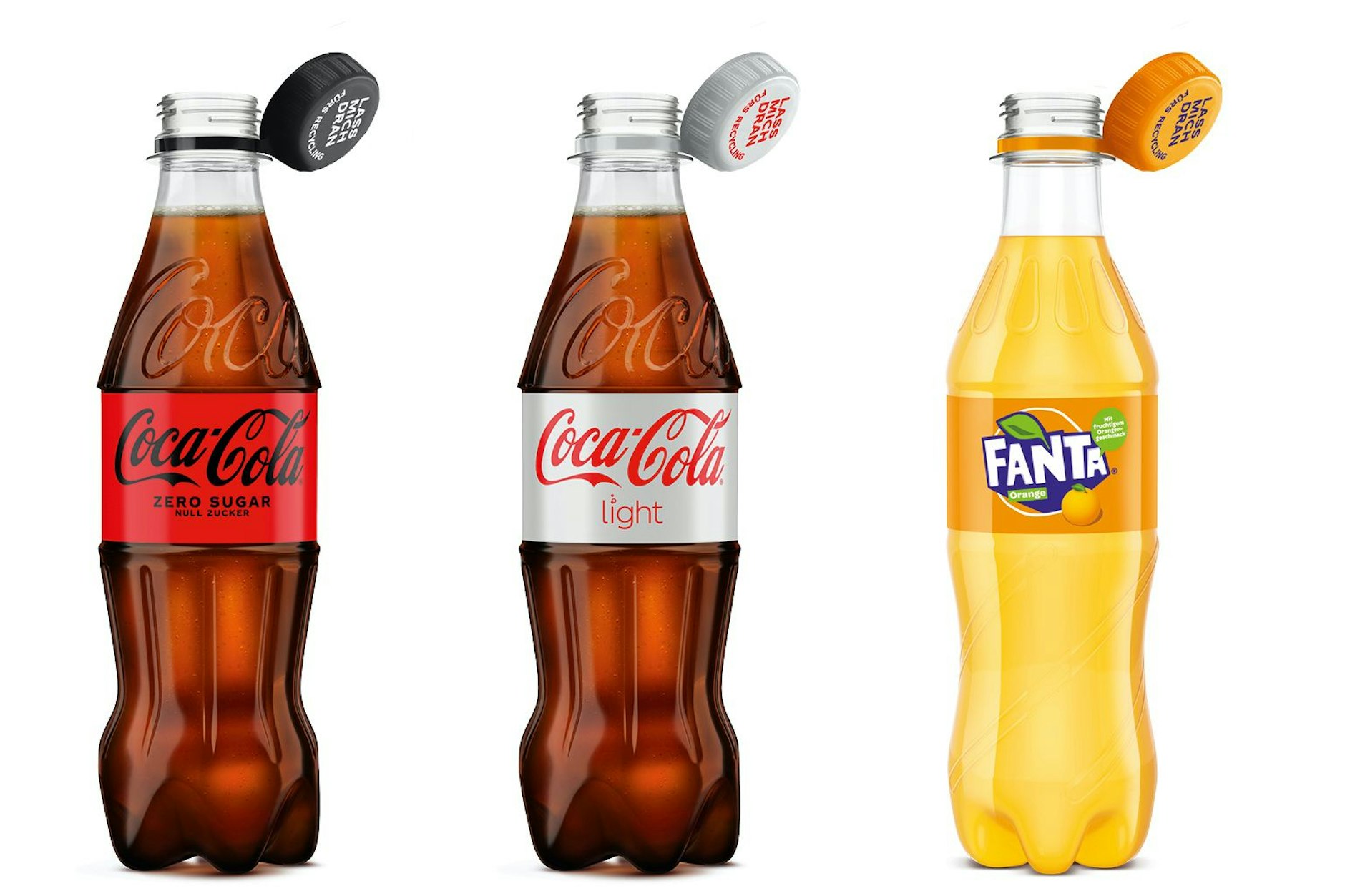 Nach und nach rüsten Coca-Cola und andere Hersteller ihre Produktion auf die neuen Verschlüsse um.