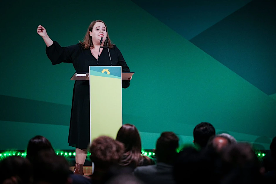 Ricarda Lang ist Bundesvorsitzende der Grünen.  