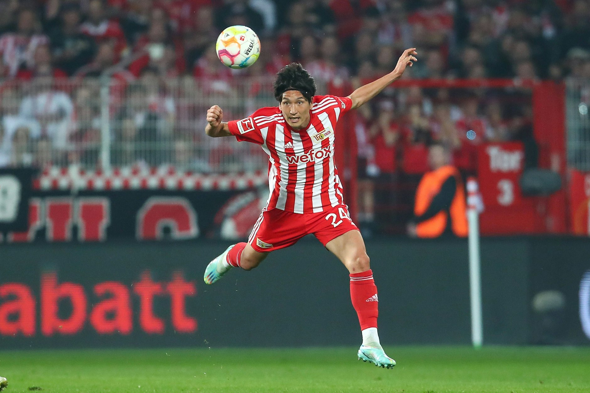 Genki Haraguchi stand in den ersten zwei Bundesligapartien für den 1. FC Union in der Startelf, kommt seitdem aber nur noch sporadisch zum Einsatz.