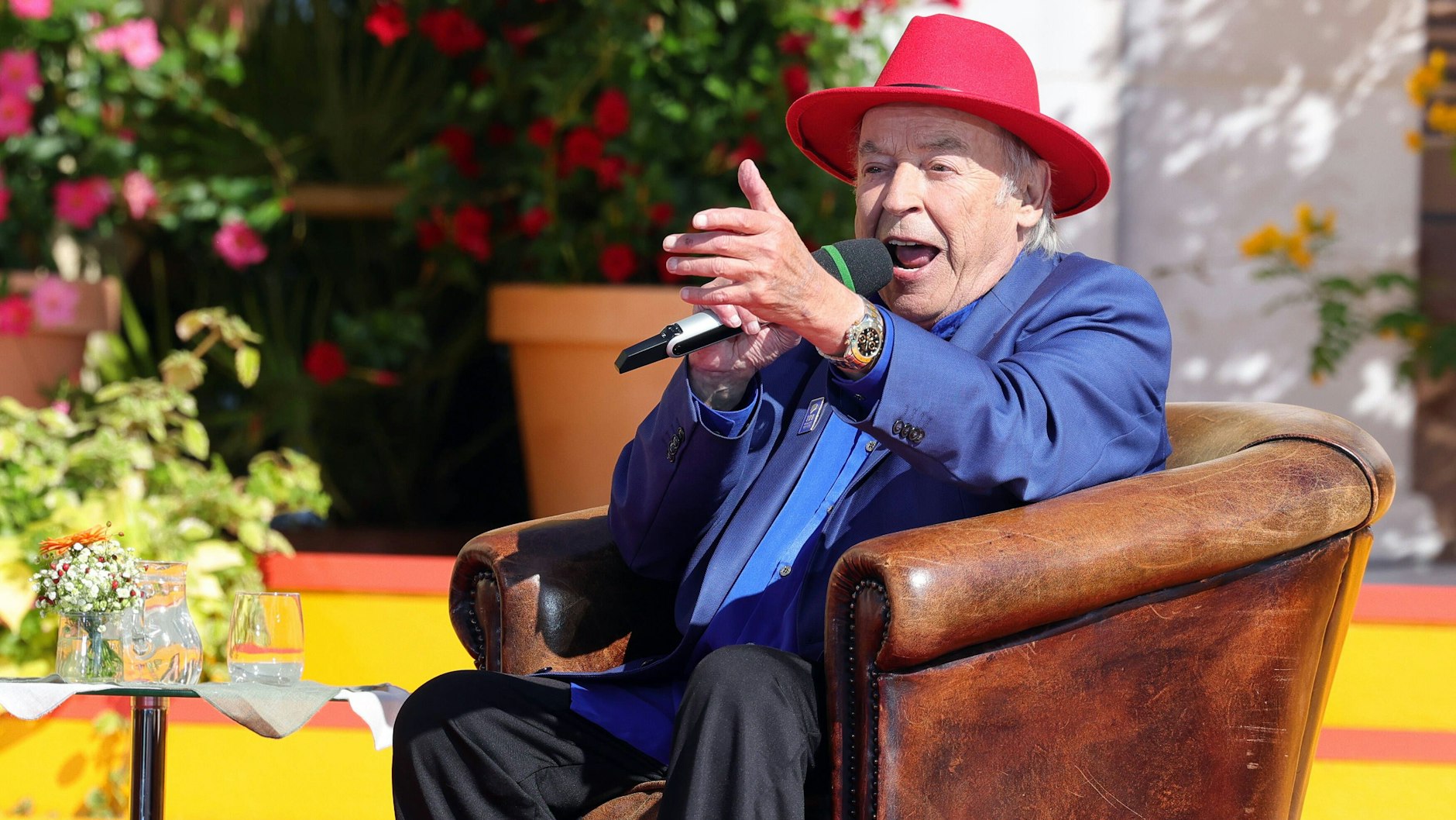 Tony Marshall im Spätsommer 2021 bei „Immer wieder sonntags“: Es war einer der letzten großen Auftritte des Entertainers.