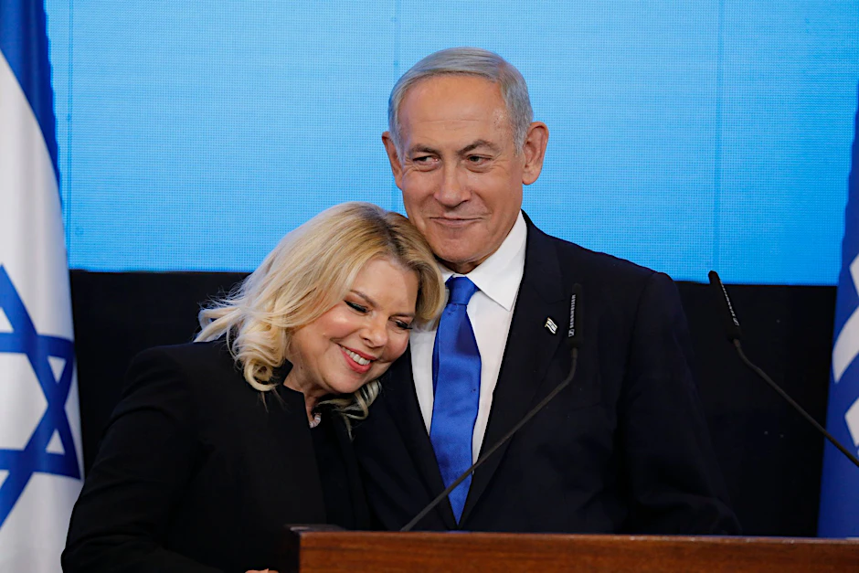 Benjamin Netanjahu mit seiner Frau Sara Netanjahu.&nbsp;