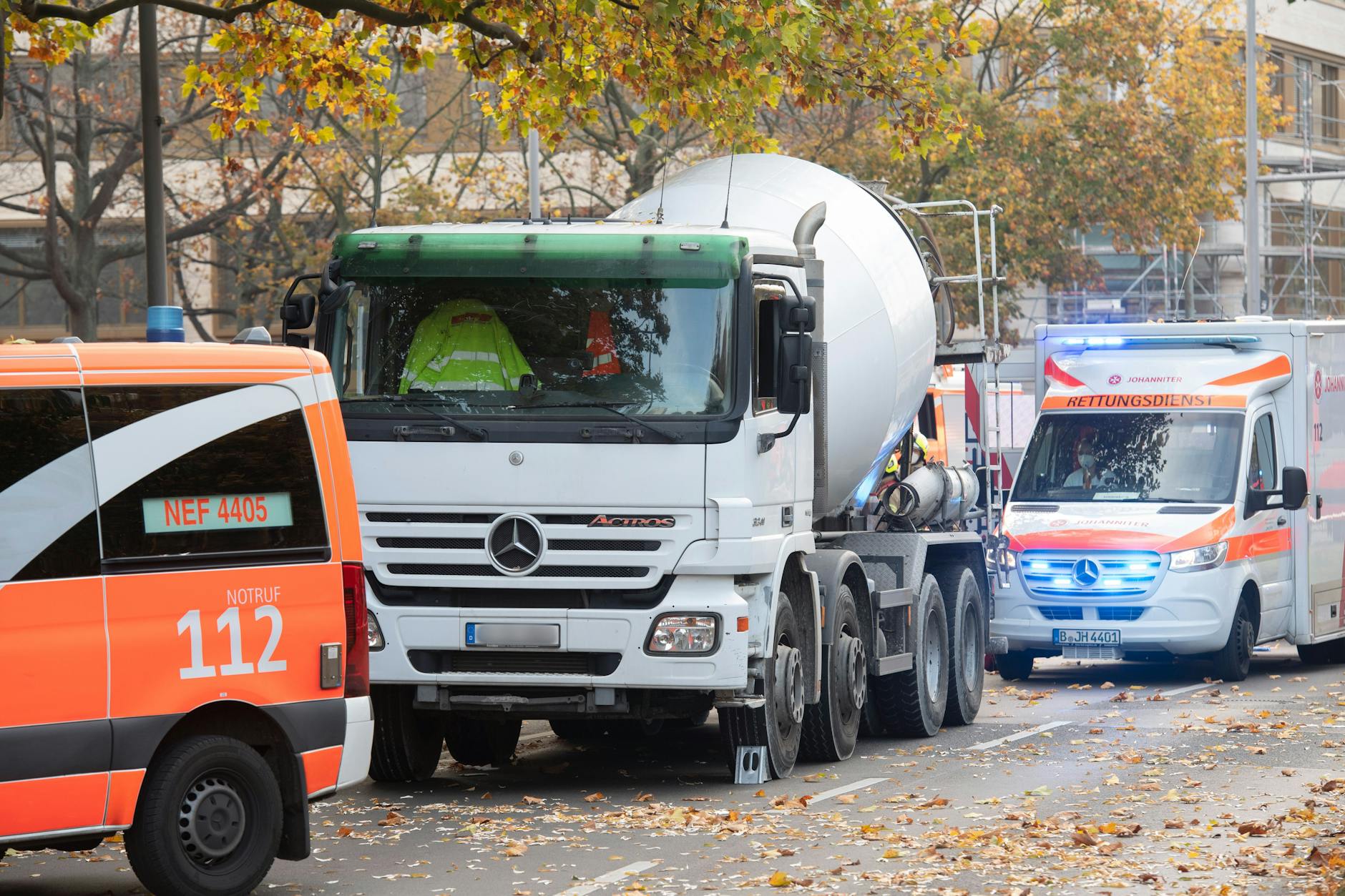 Die Radfahrerin geriet bei dem Unfall unter den Betonmischer.