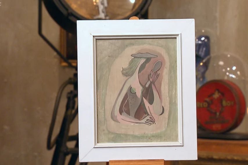 Beim Schätzpreis für dieses Bild sind bei „Bares für Rares“ alle sprachlos.