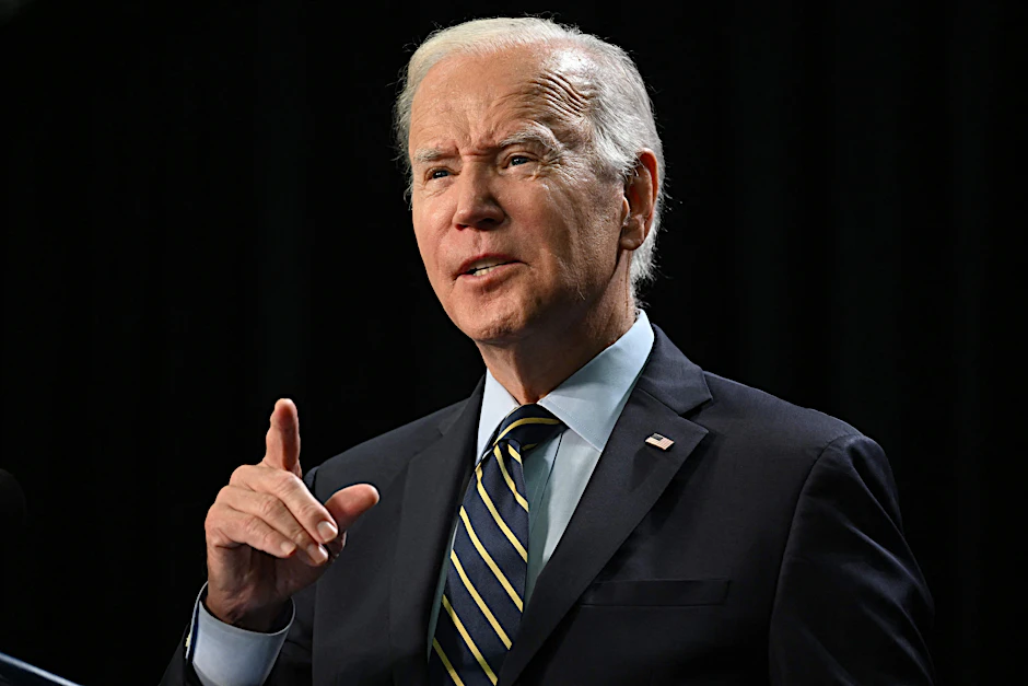 US-Präsident Joe Biden spricht am 5. November in Joliet, Illinois.