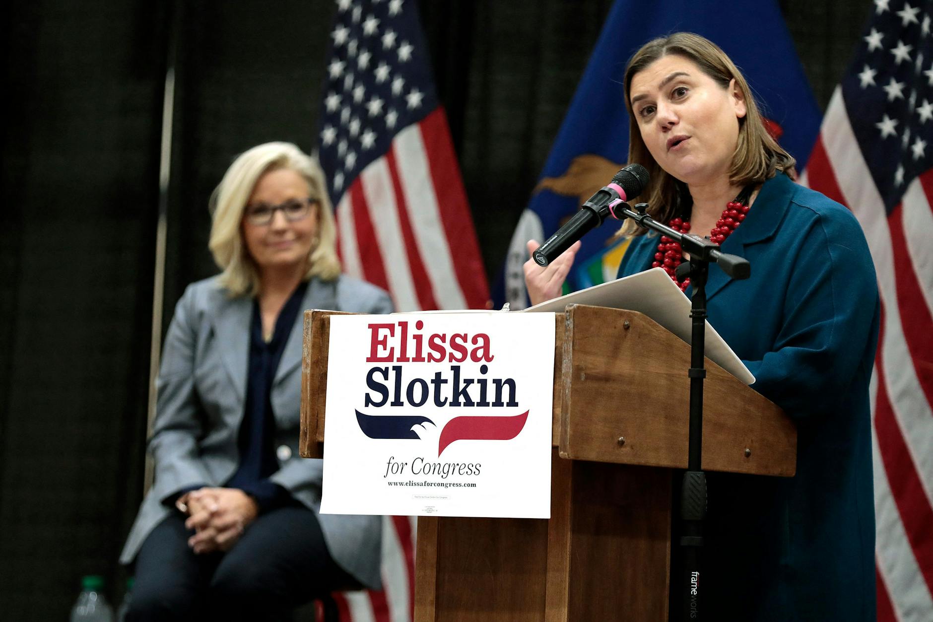 Elissa Slotkin wurde unter anderem von Liz Cheney unterstützt.