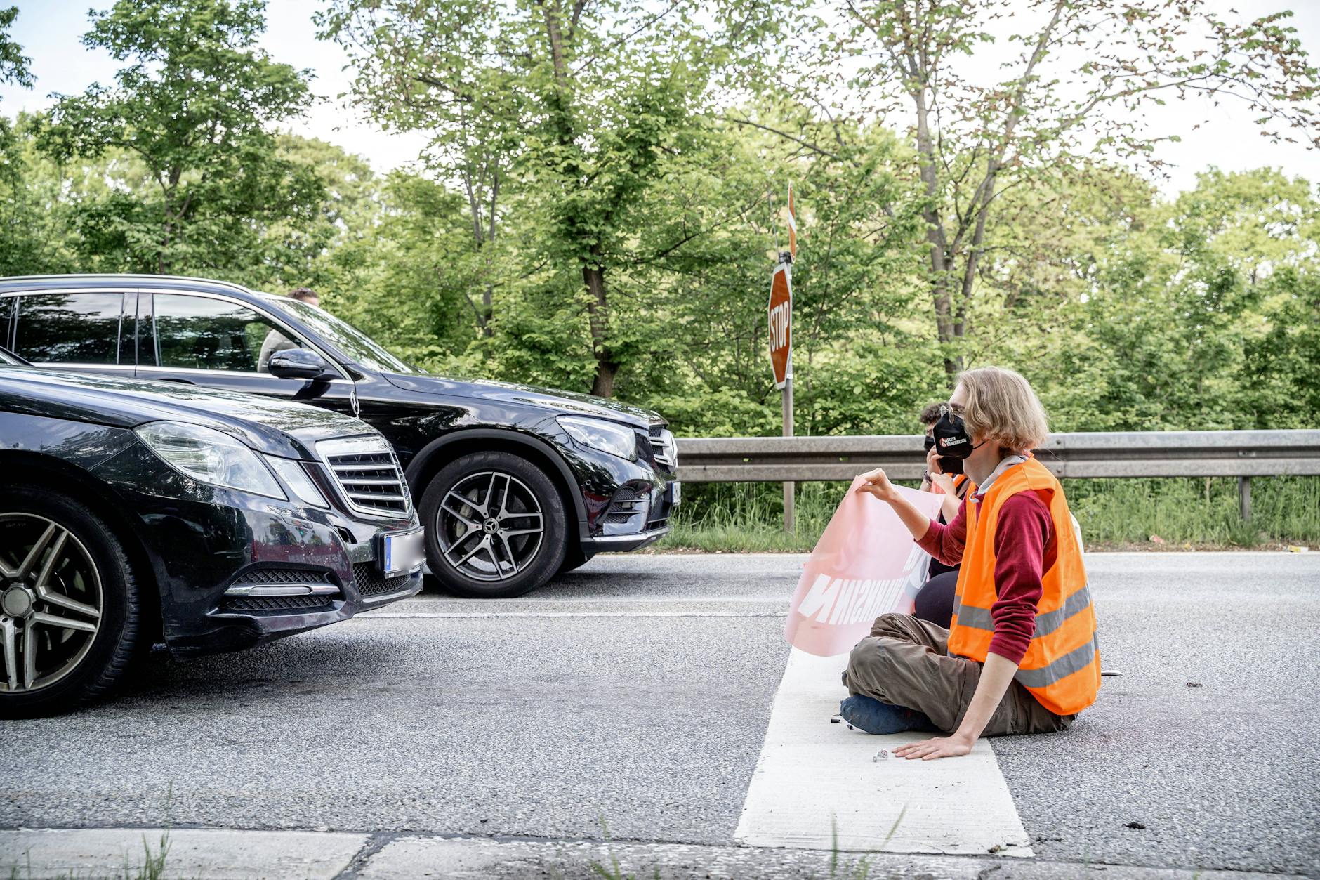 Ein Klimaprotest von „Letzte Generation“ aus dem Juli 2022.