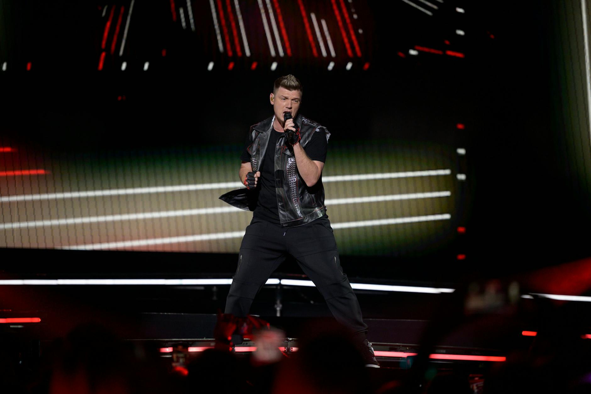 Nick Carter bei einem früheren Auftritt in der Olympiahalle in München im Oktober 2022.