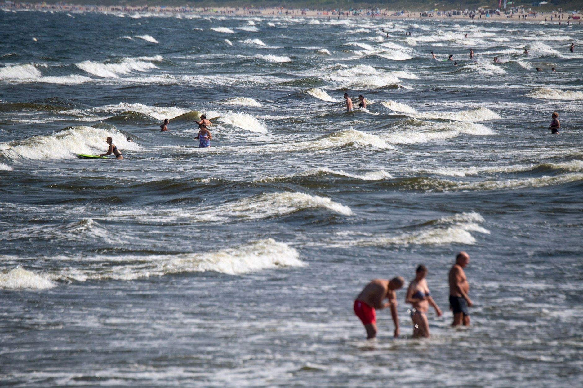 Urlauber genießen in der Ostsee den heißesten Sommer seit Beginn der Wetteraufzeichnungen. 