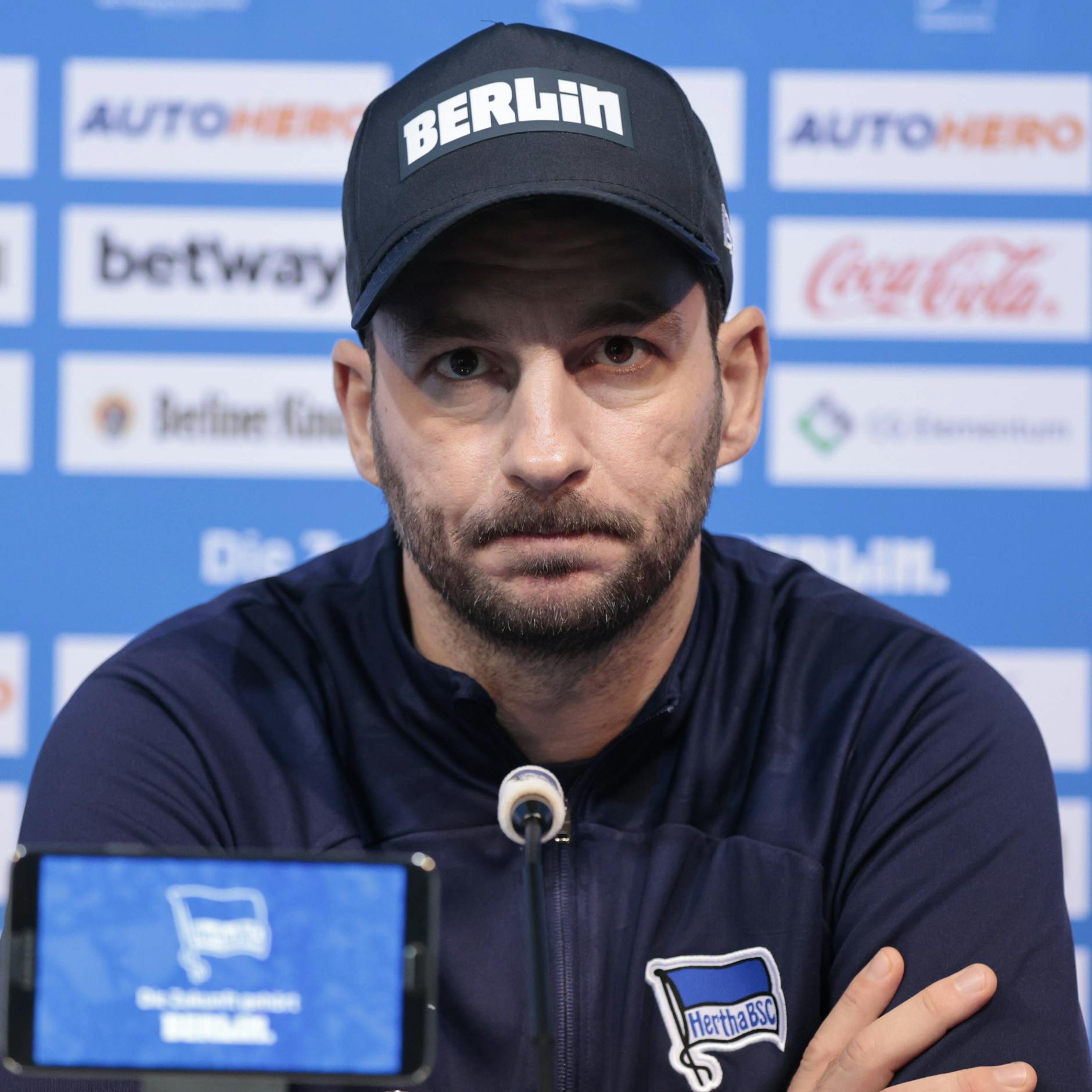 Herthas Trainer Sandro Schwarz ist mit seiner Offensivabteilung nicht zufrieden und hofft, dass es beim VfB Stuttgart besser klappt.