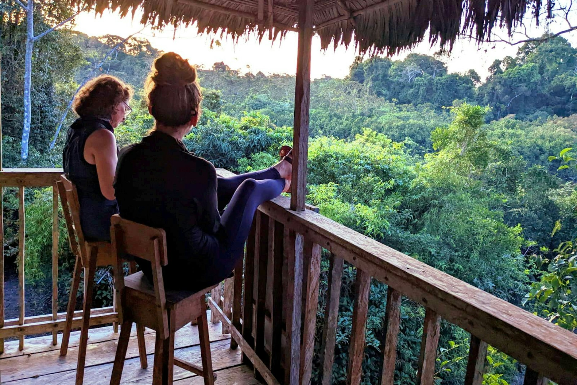 Blick auf den peruanischen Dschungel.