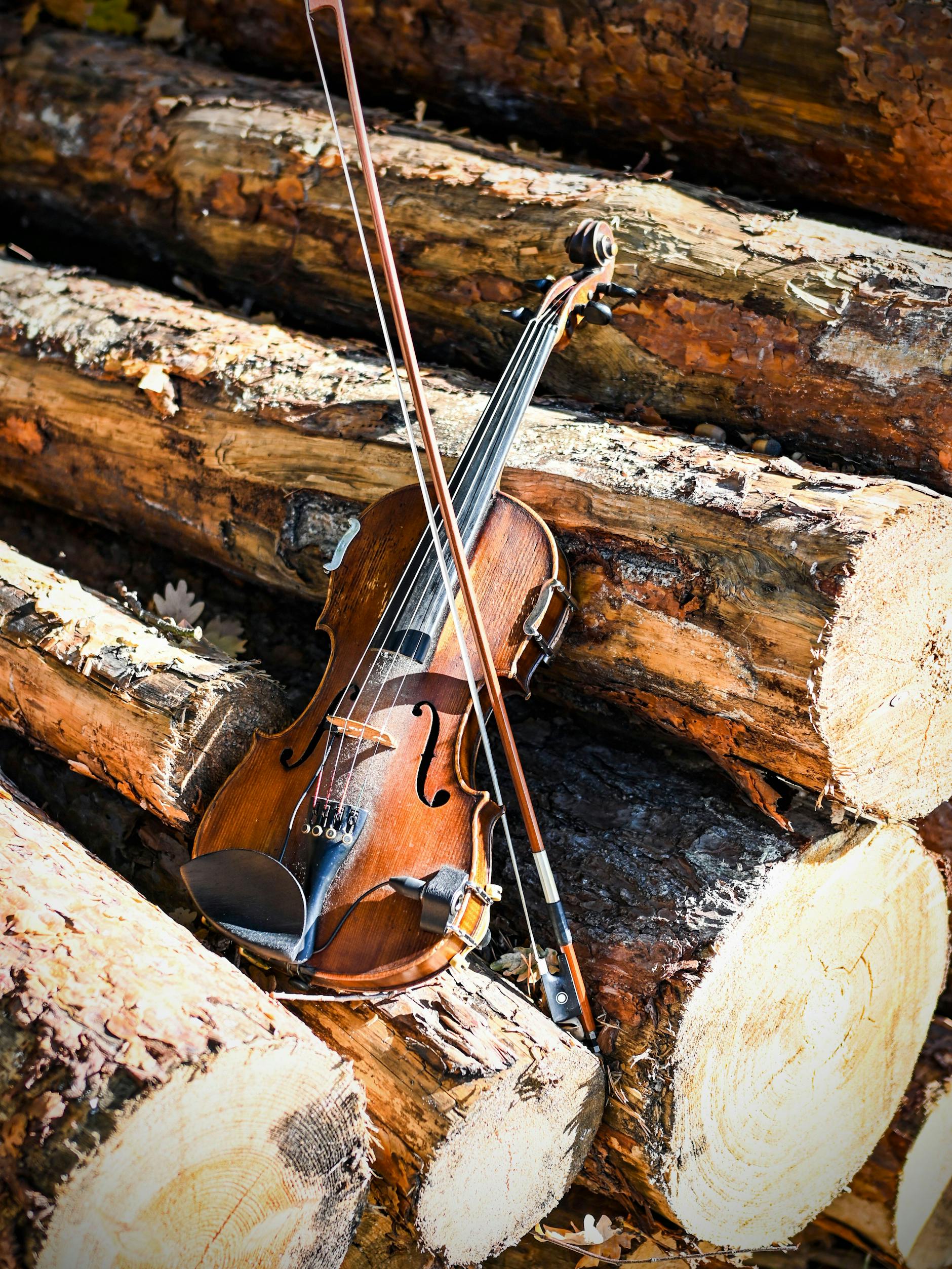 Die erste Geige von Hans Wintoch, auf der er noch immer spielt: Eine Pfetzschner-Violine, die 1926 im Vogtland gefertigt wurde.