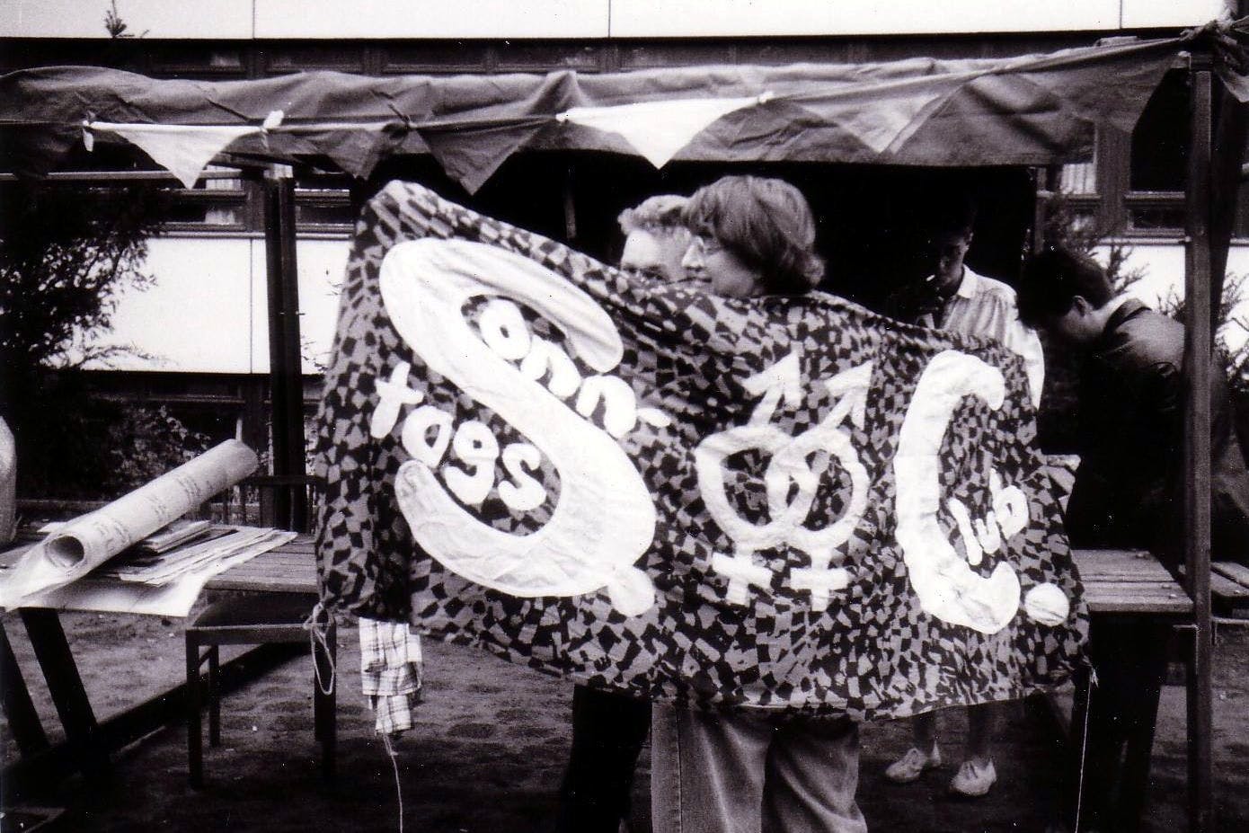 In der Wendezeit: Fest des Sonntags-Clubs an der Panke.