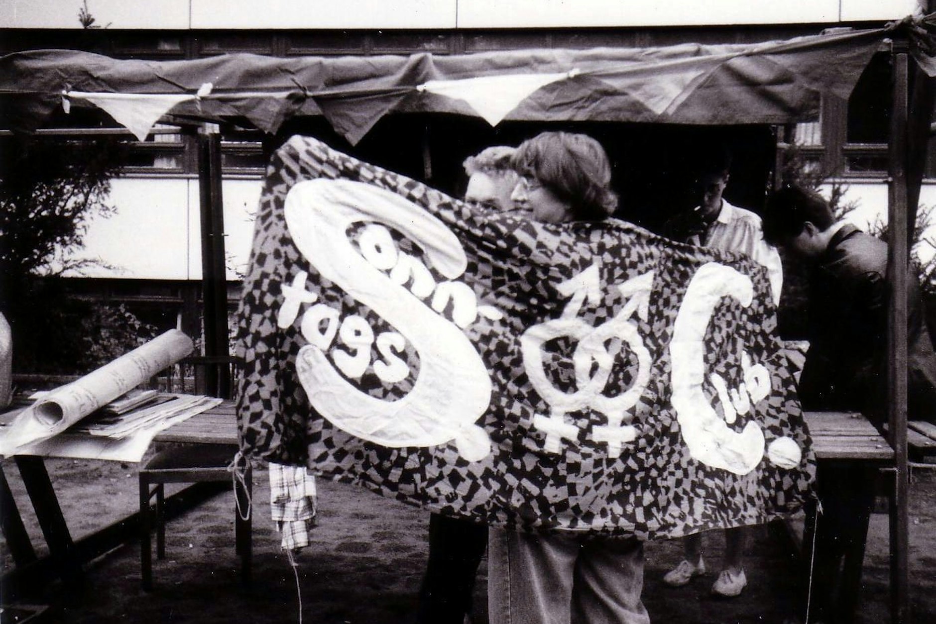 In der Wendezeit: Fest des Sonntags-Clubs an der Panke.