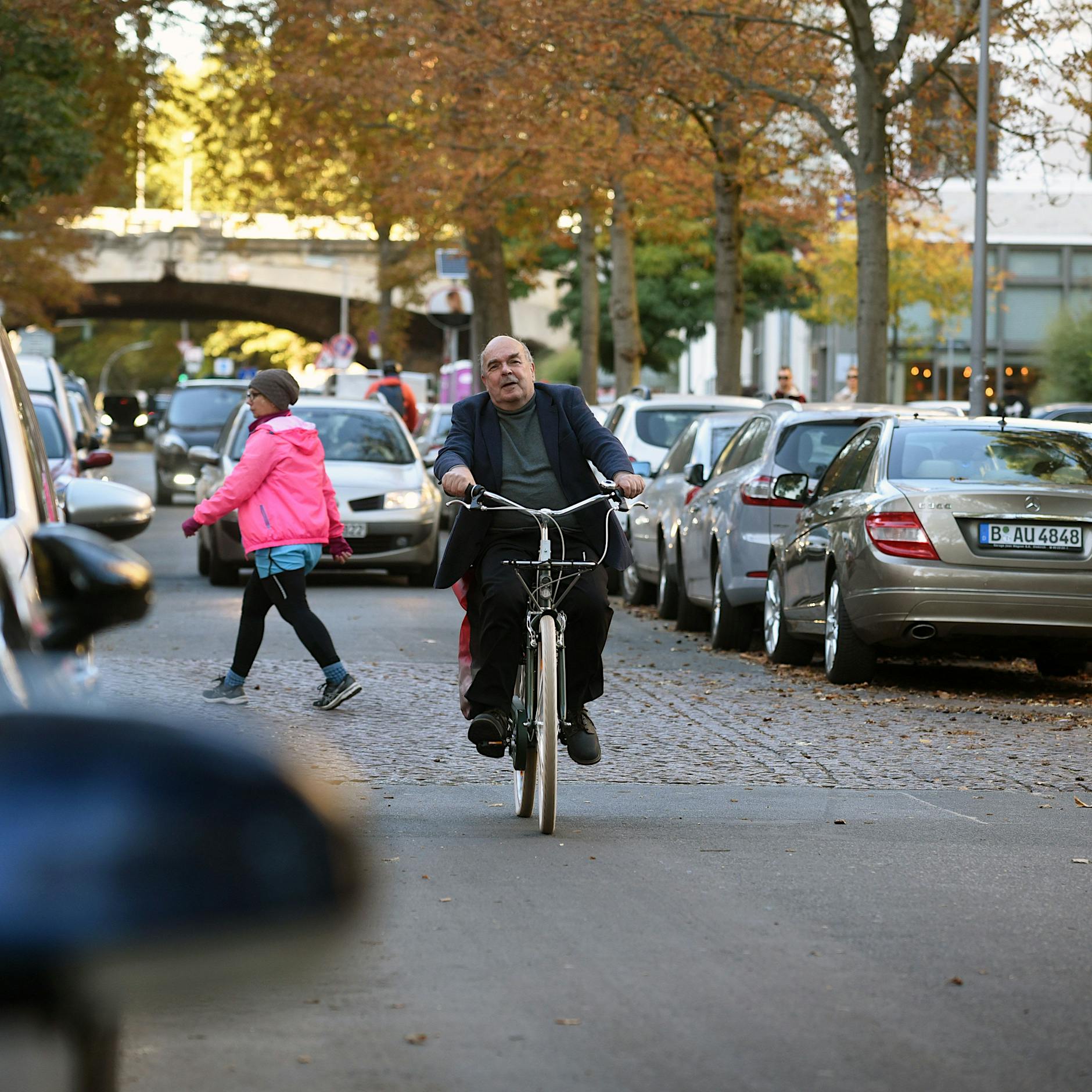 Streit um eine Fahrradstraße: Warum das „Grasende Fohlen“ so traurig ist
