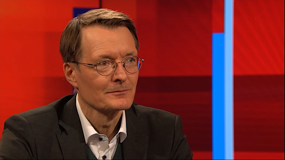 Karl Lauterbach in der ARD am 7. November 2022