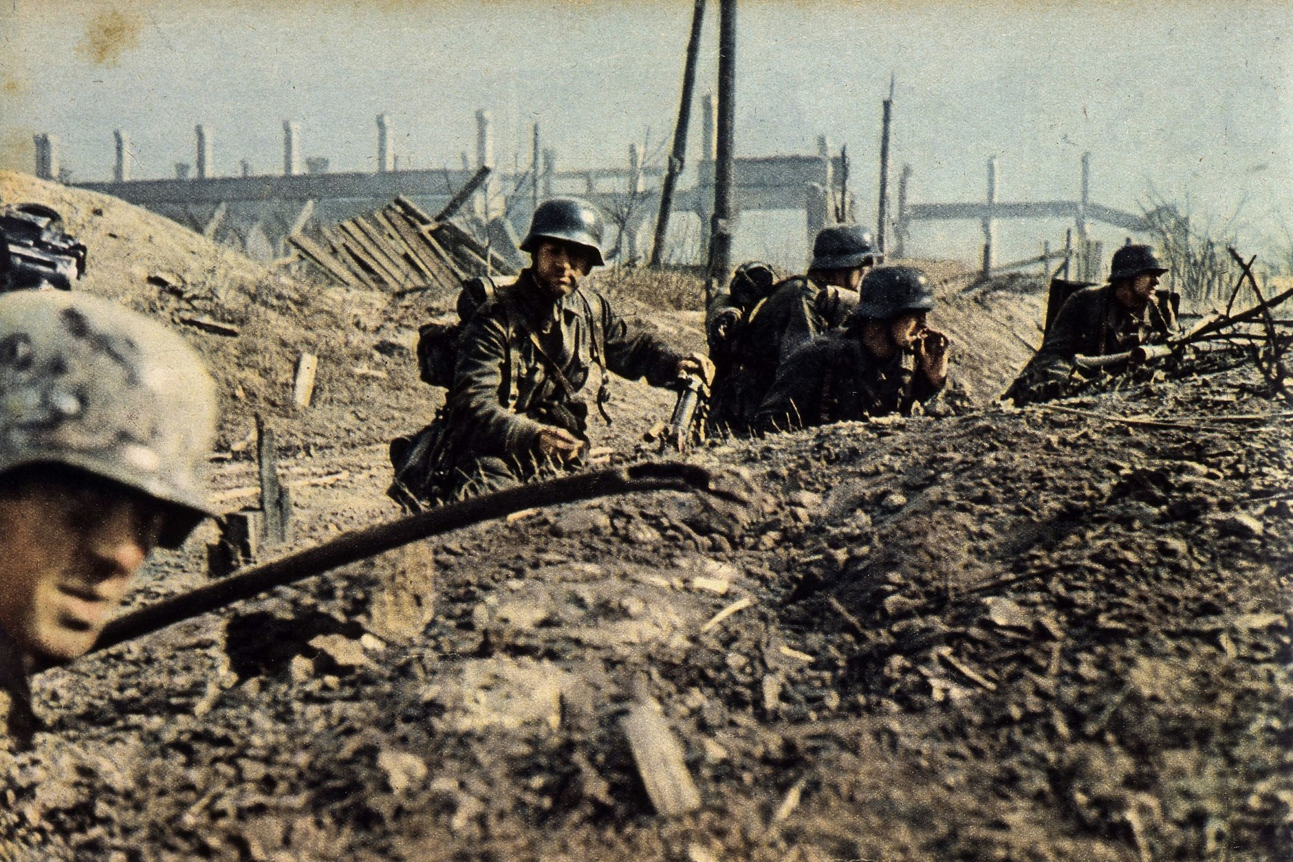 Ein Bild aus der Schlacht um Stalingrad. Da war der Winter 1942 gerade vorbei.&nbsp;