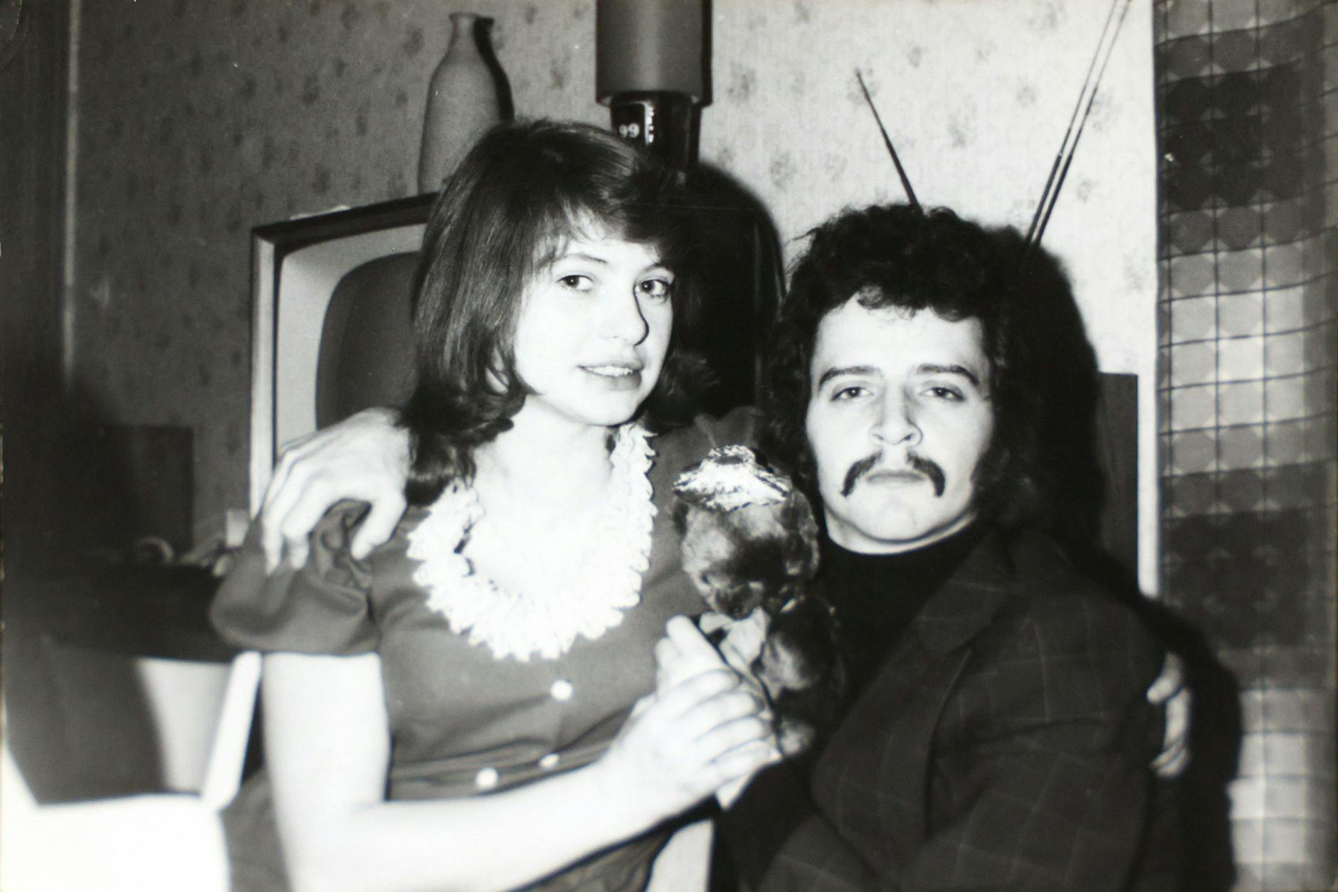 Peter Rausch in den 70er-Jahren mit Christiane Seefeld, einer Mitstreiterin.