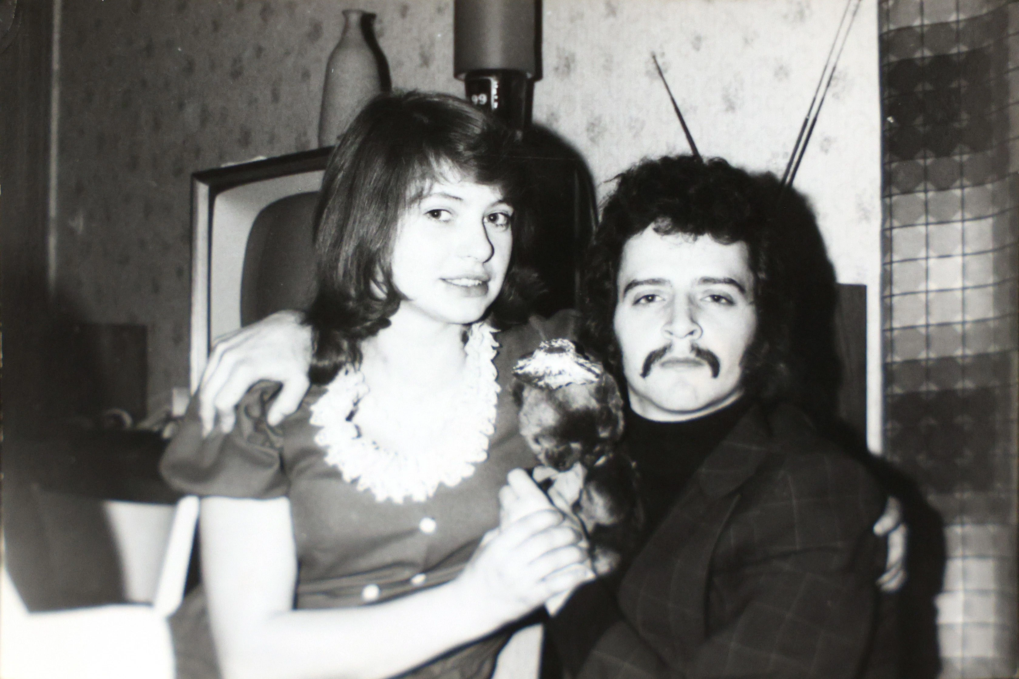 Peter Rausch in den 70er-Jahren mit Christiane Seefeld, einer Mitstreiterin.