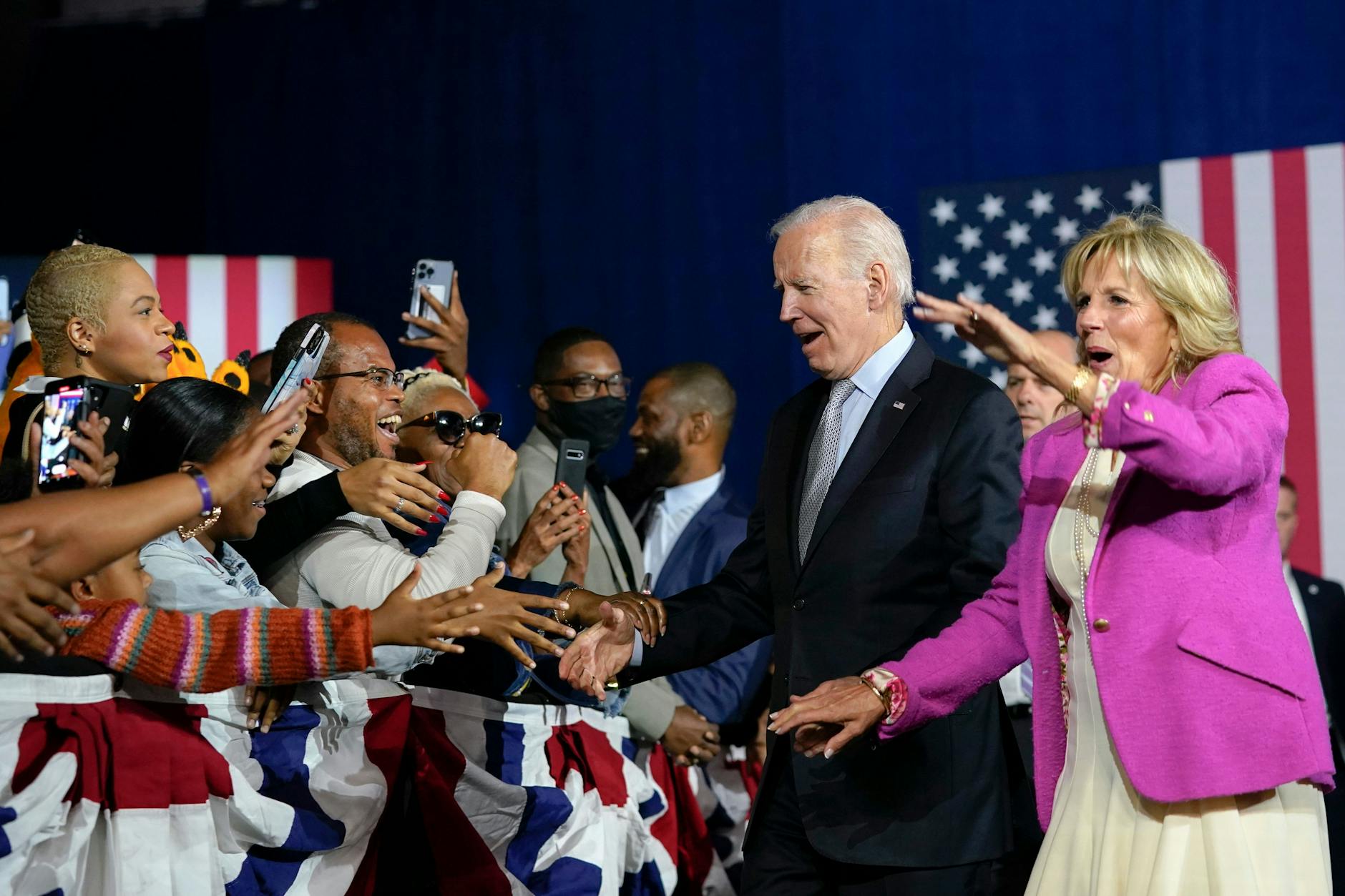 Präsident Joe Biden und First Lady Jill Biden.