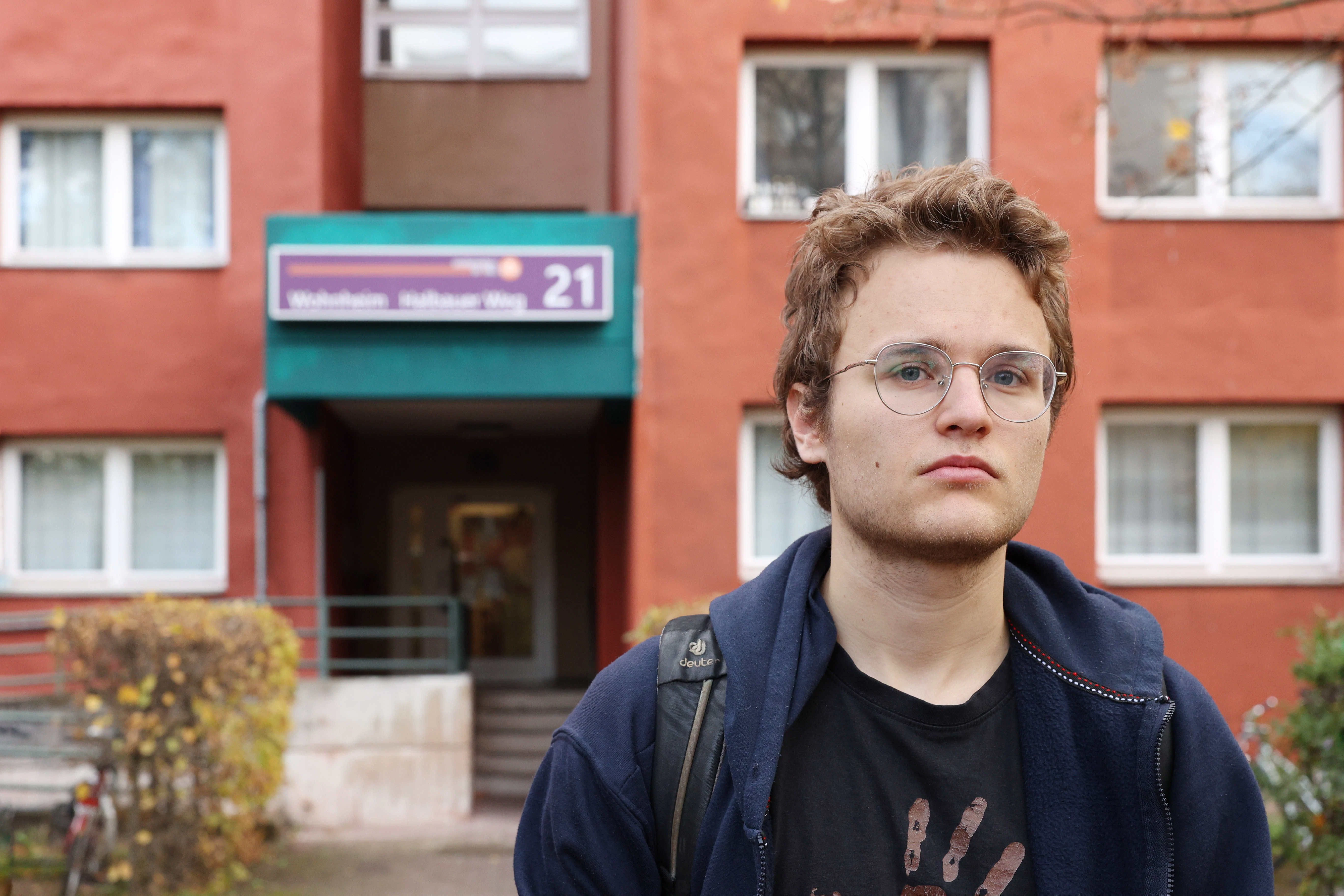 David Tzafrir, 21, setzt sich in der studentischen Selbstverwaltung im Wohnheim am Halbauer Weg für seine Kommilitonen ein.