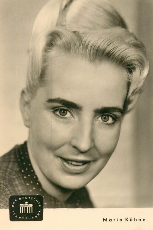 Maria Kühne gehörte zu den ersten Ansagerinnen des DDR-Fernsehens.