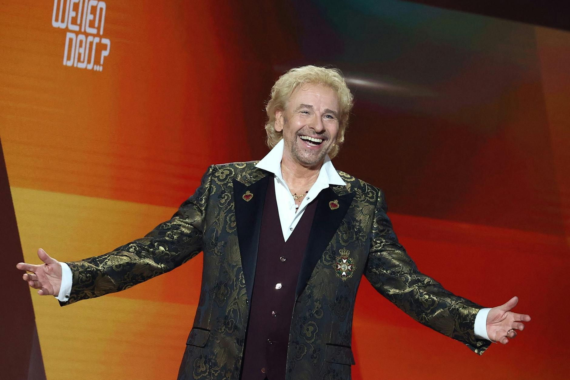 Moderator Thomas Gottschalk ist untrennbar mit „Wetten, dass..?“ verbunden. .