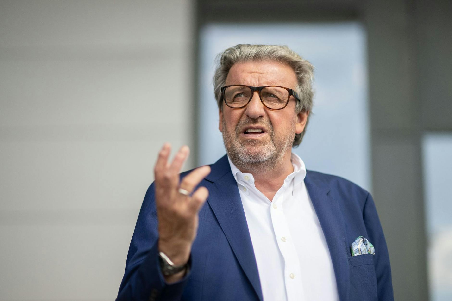 Der Chef des Arbeitgeberverbands Gesamtmetall, Stefan Wolf – zu den Vorwürfen im Zusammenhang mit seiner Haushälterin hat er sich bislang nicht geäußert.