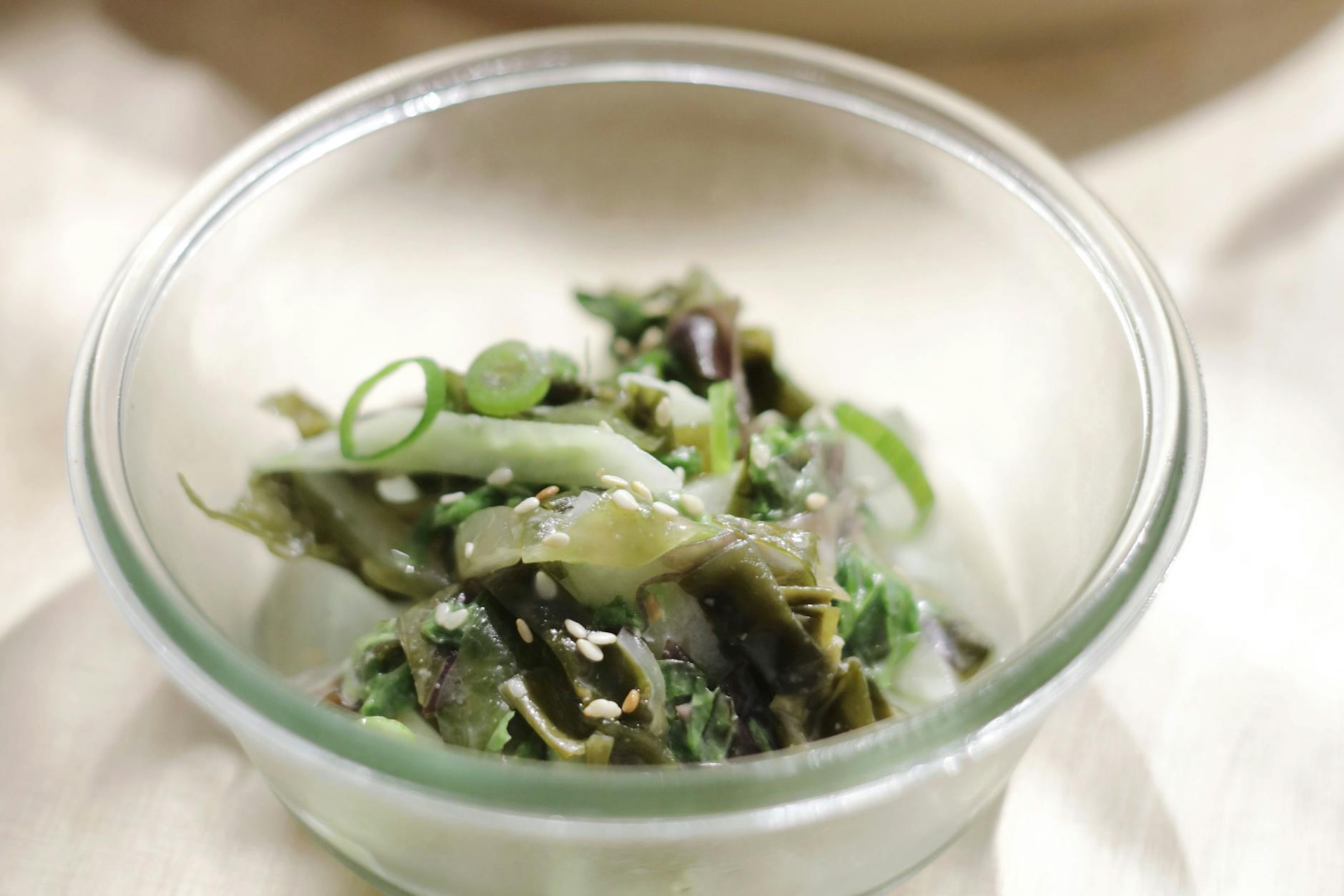 Auch ein Geheimtipp: der Algensalat.