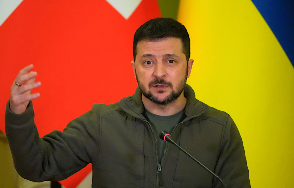 Der ukrainische Präsident Wolodymyr Selenskyj.&nbsp;